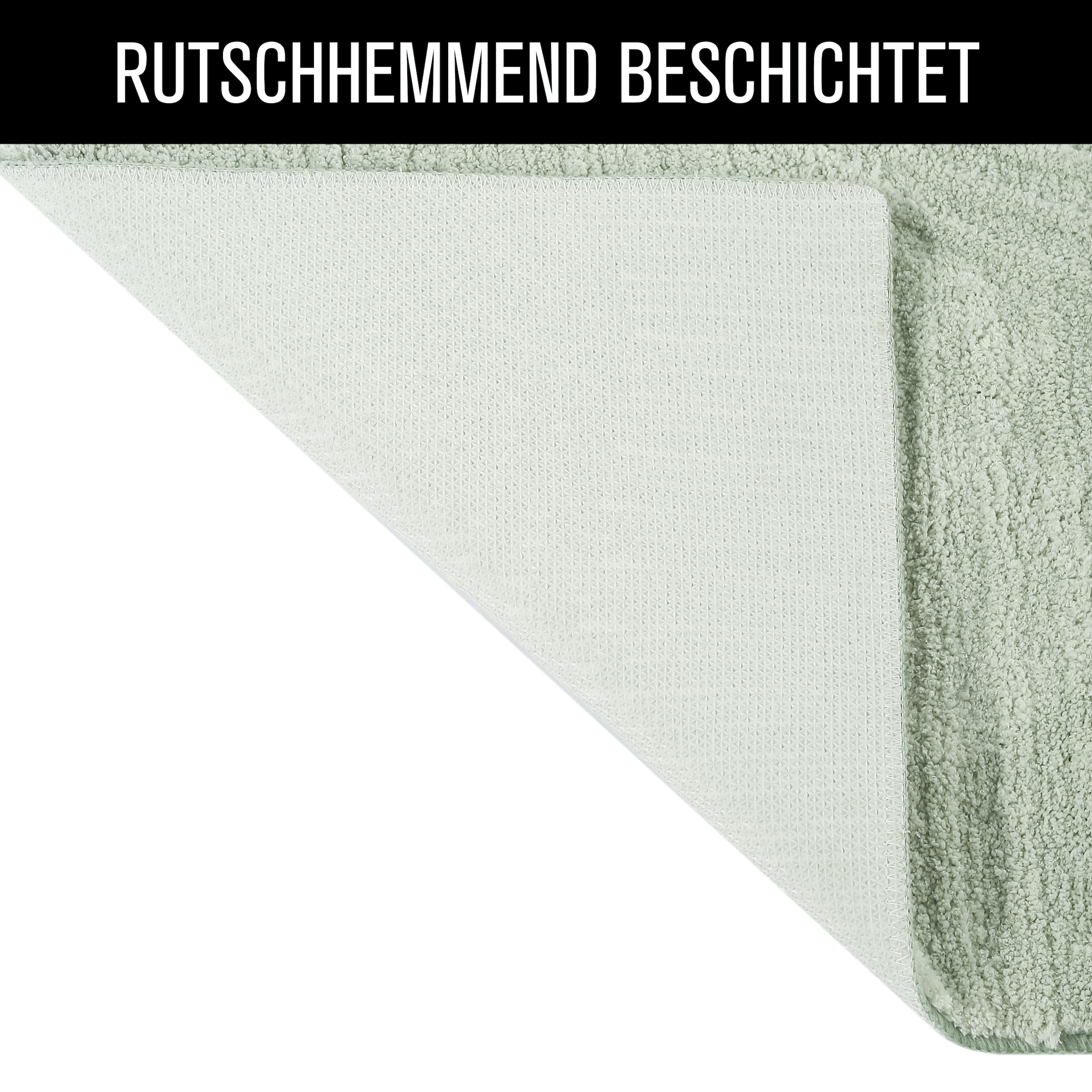 my home Badematte »Ognon, Scandi, Boho, modernes Muster« Höhe 15 mm rutschhemmend beschichtet fussbodenheizungsgeeignet | schnell trocknend | strapazierfähig Badteppich, Uni Farben, Hoch-Tief-Effekt