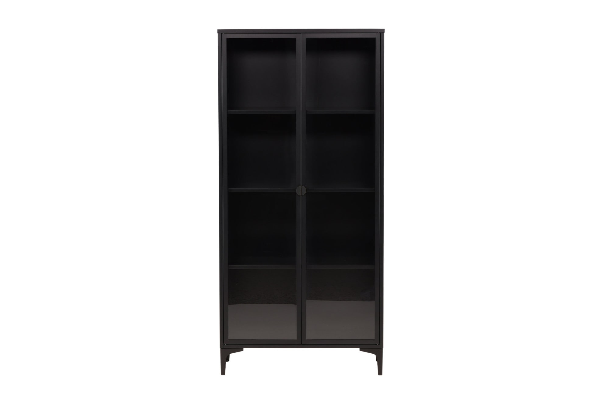 Venture Home Vitrines »Piring, hoher Stauraumschrank, 2 Türen, Höhe 190 cm« Armoire haute, revêtement par poudrage, portes en verre, haute, sophistiquée