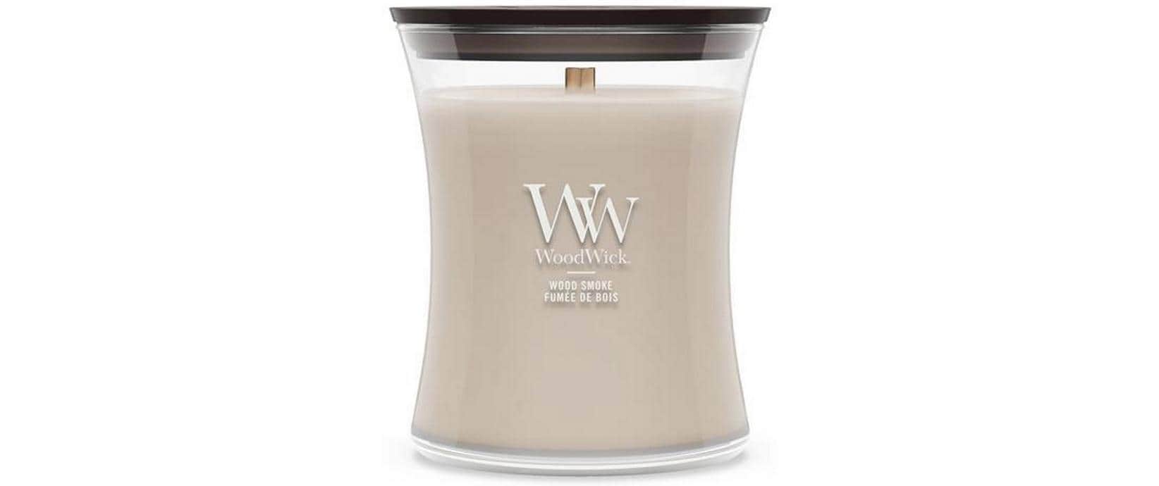 Woodwick Duftkerze »Wood Smoke Medium Jar«