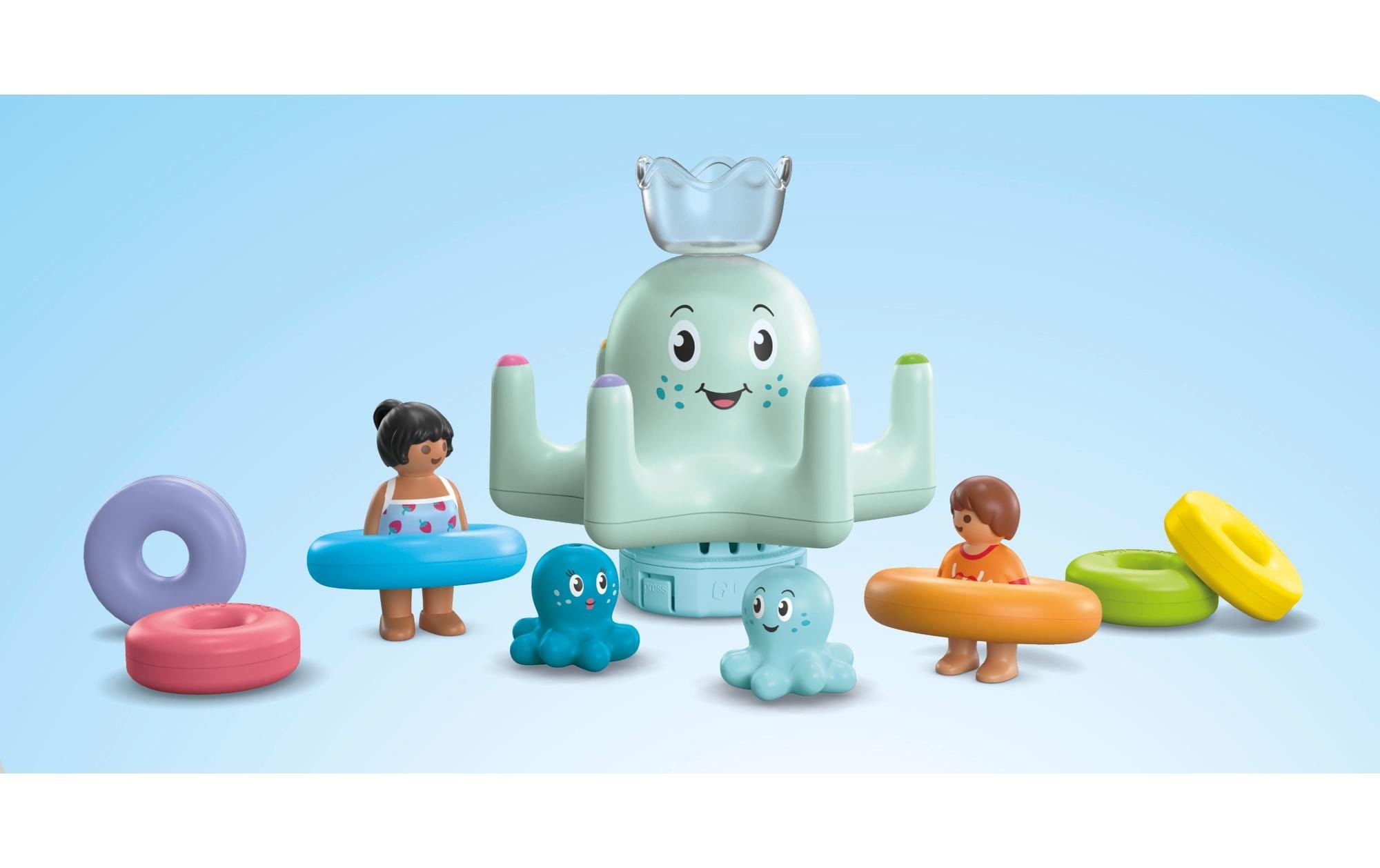 Playmobil® Spielbausteine »Junior Aqua & Tinti: Bunter Tintenfisch 71438«, (17 St.)