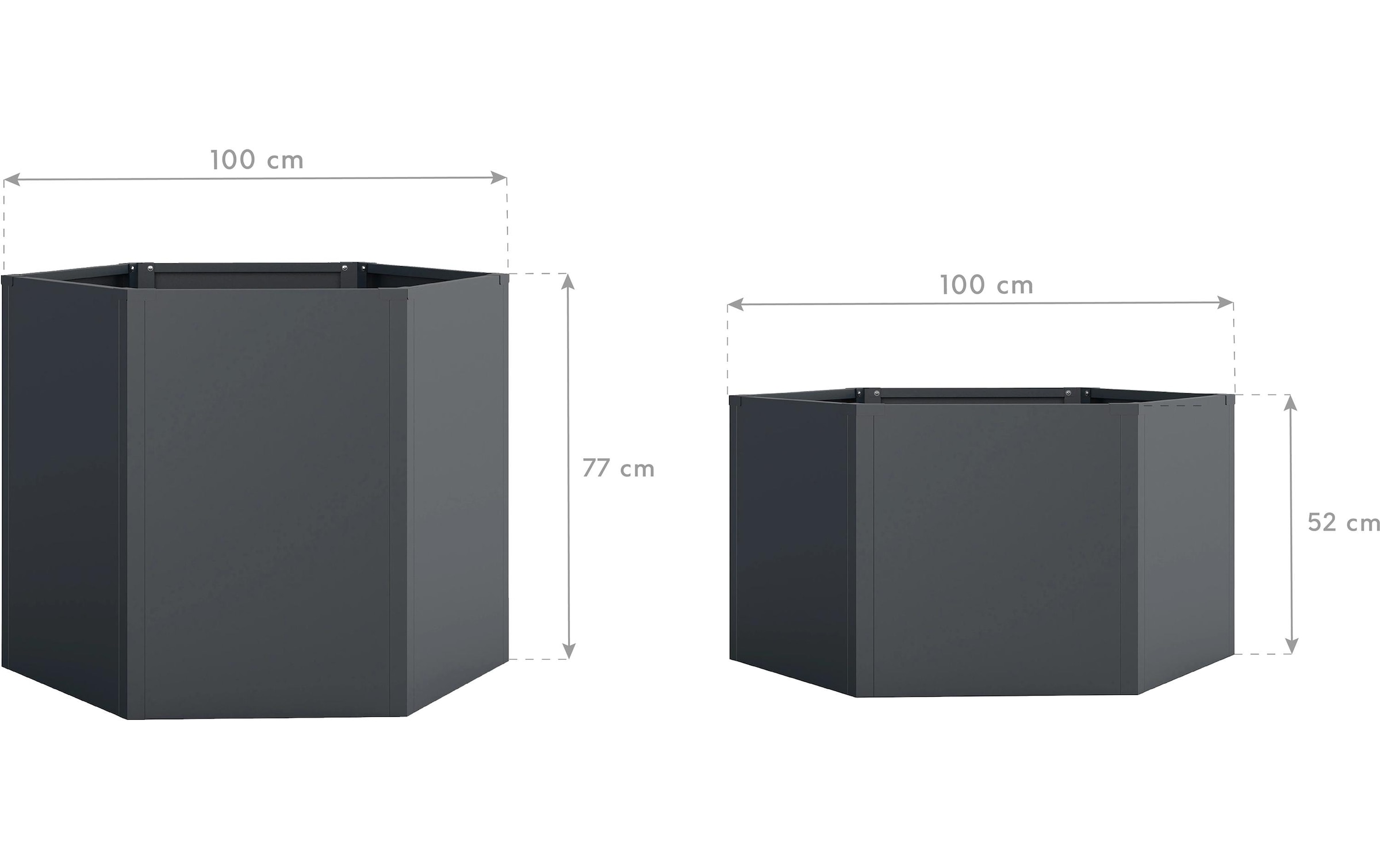 WESTMANN Hochbeet »Varia 2er-Set« BxTxH: 200x100x77 cm
