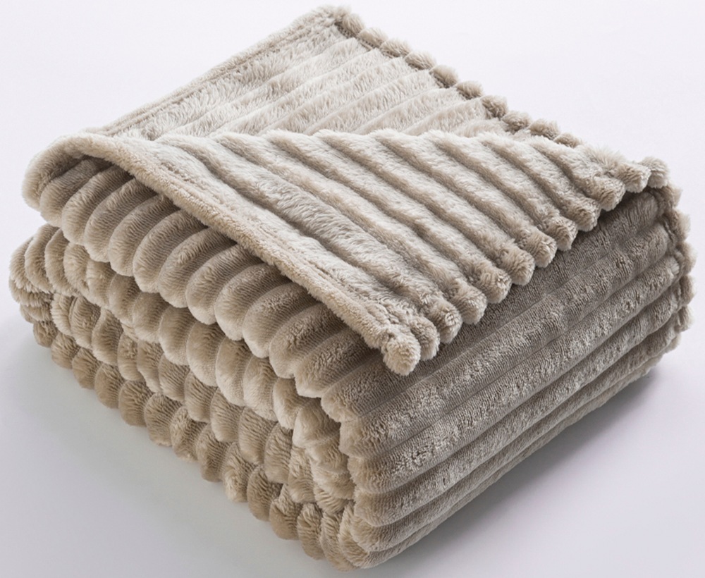 Image of GOODproduct Wohndecke "Millara, Kundenliebling, weiche & komfortable Tagesdecke" Kuscheldecke in Cord-Optik, 150x200 cm, Wohndecke, Sofadecke