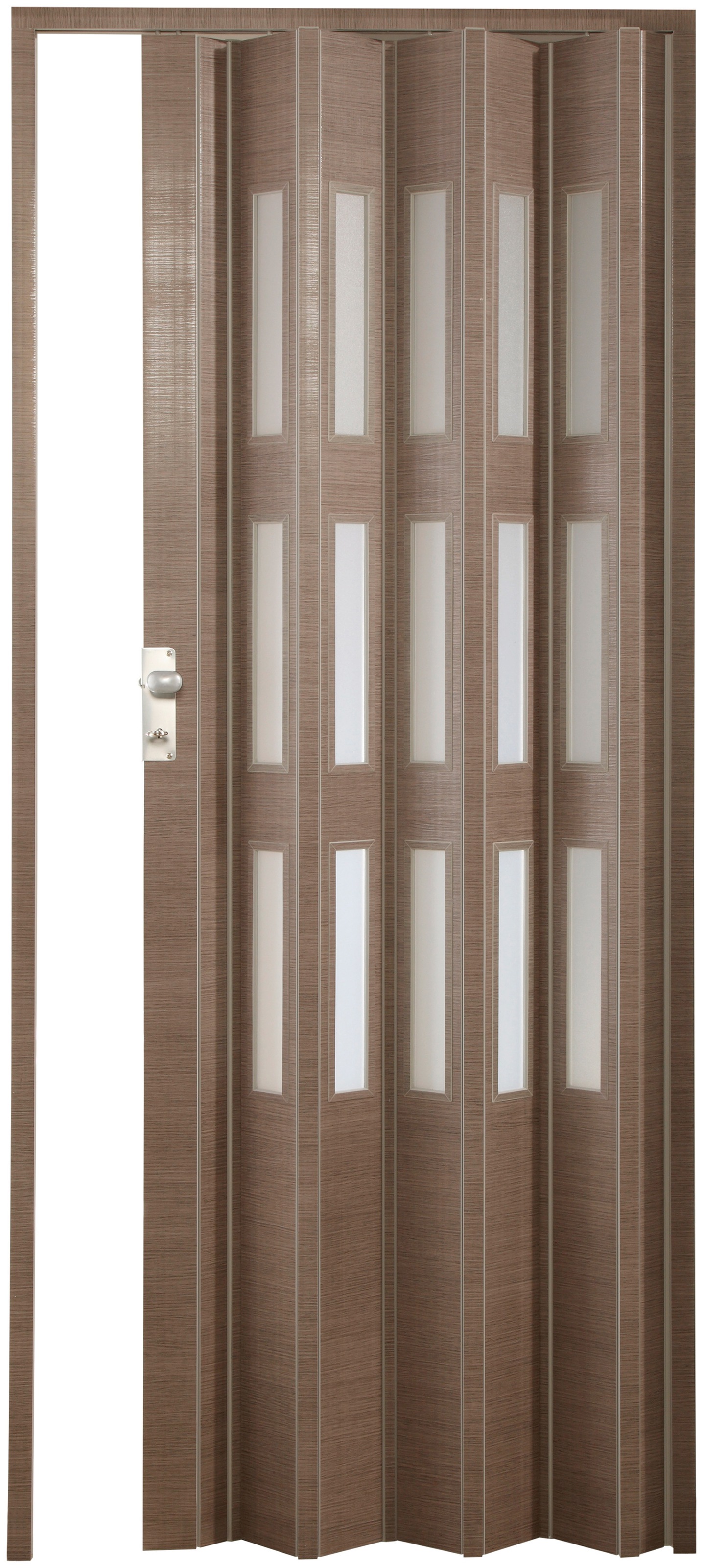 Image of Forte Falttür »Elvira«, eiche taupe, mit 3 satinierten Fenstern bei Ackermann Versand Schweiz