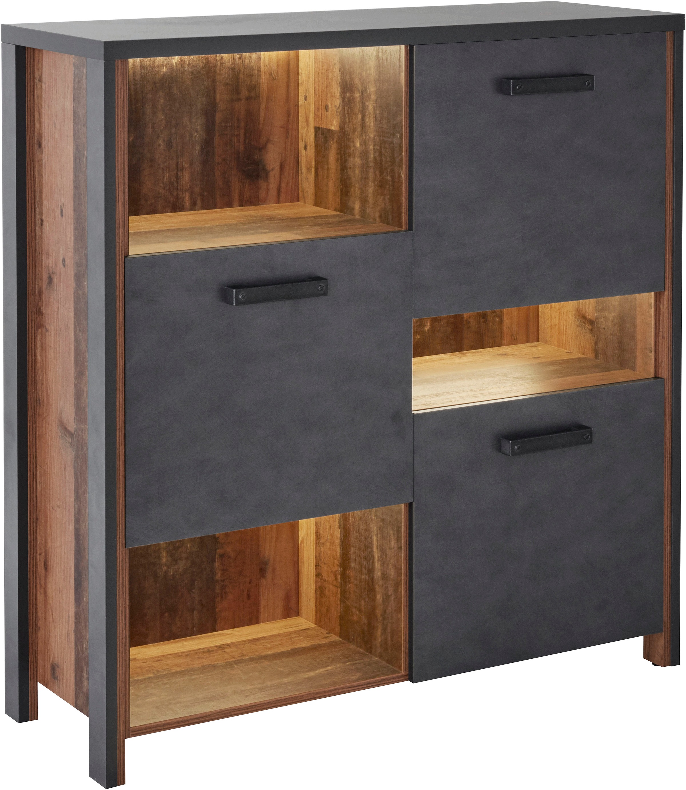 Image of Helvetia Highboard »Buffalo«, Breite 107 cm bei Ackermann Versand Schweiz