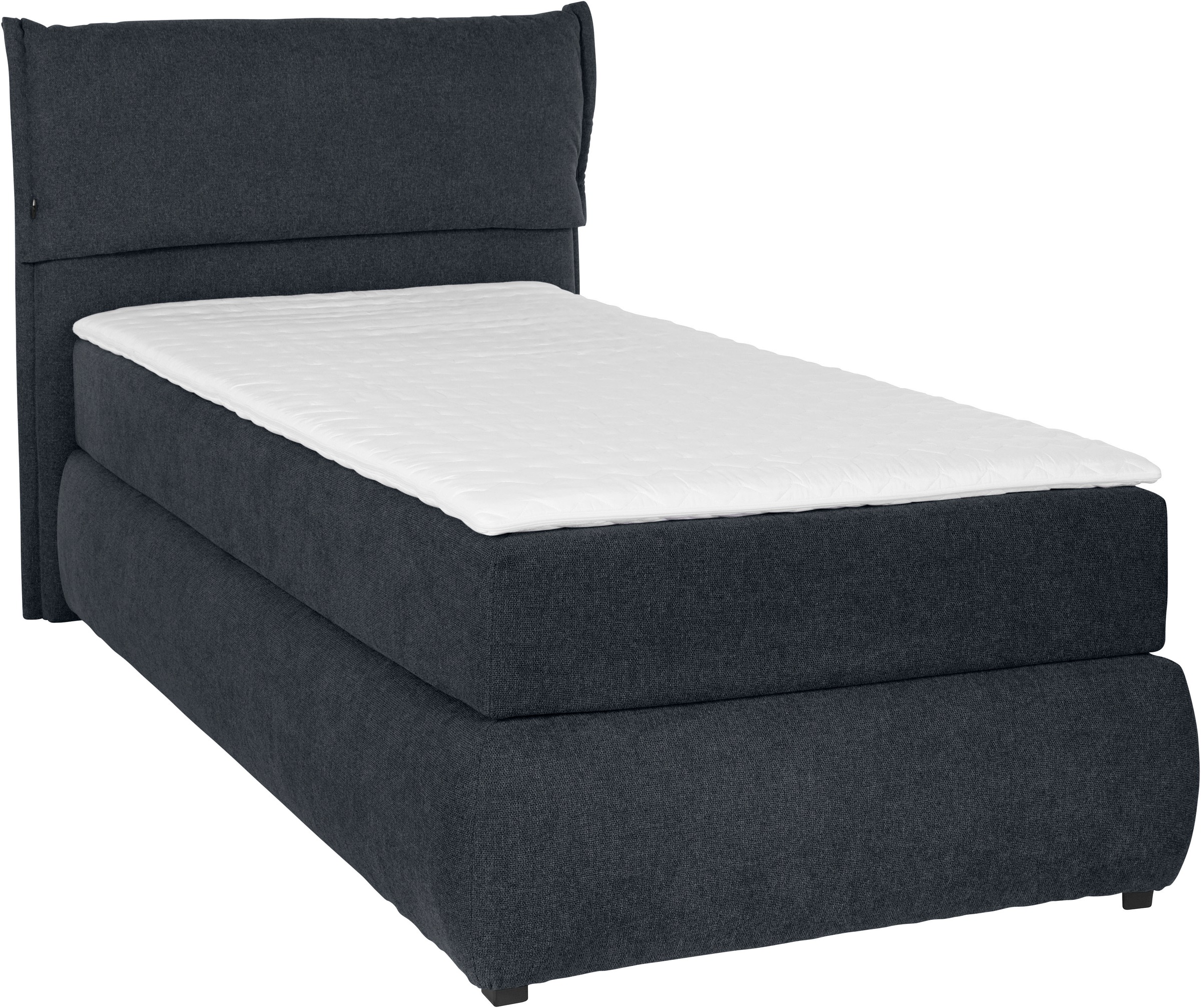 andas Boxspringbett »Jenson«, in 4 Farben, 4 Breiten, 3 Matratzenarten in 2 Härtegraden, Topper
