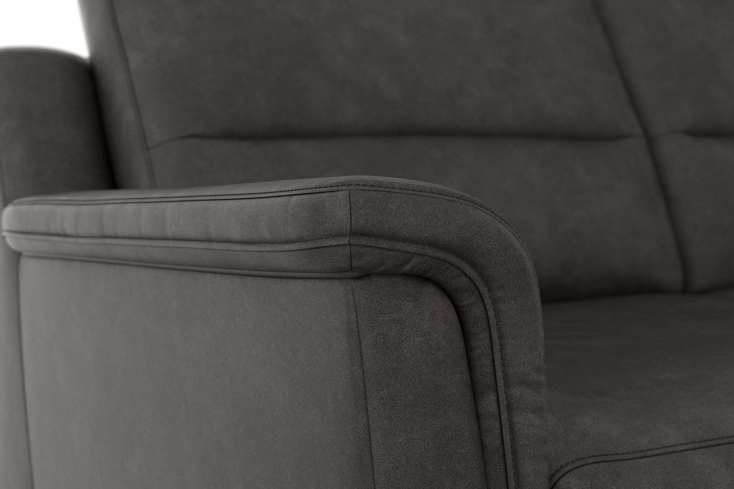 sit&more Ecksofa »Farö L-Form« inklusive Federkern, wahlweise mit Bettfunktion und Bettkasten