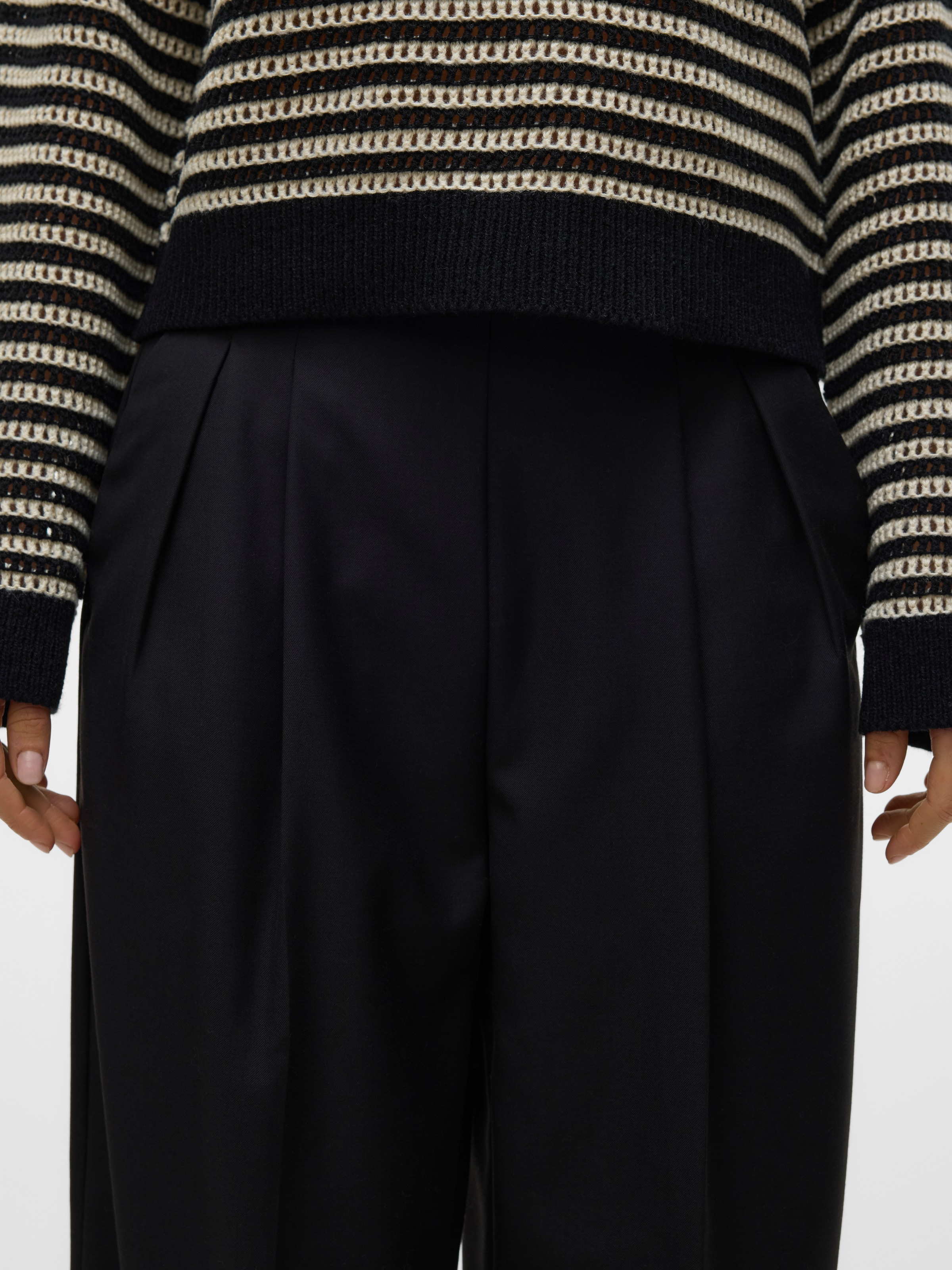 Vero Moda Pantalon de costume »VMHAILEY HW WIDE PLEAT PANT NOOS«  Hose mit weitem Beinschnitt, High Waist Bund