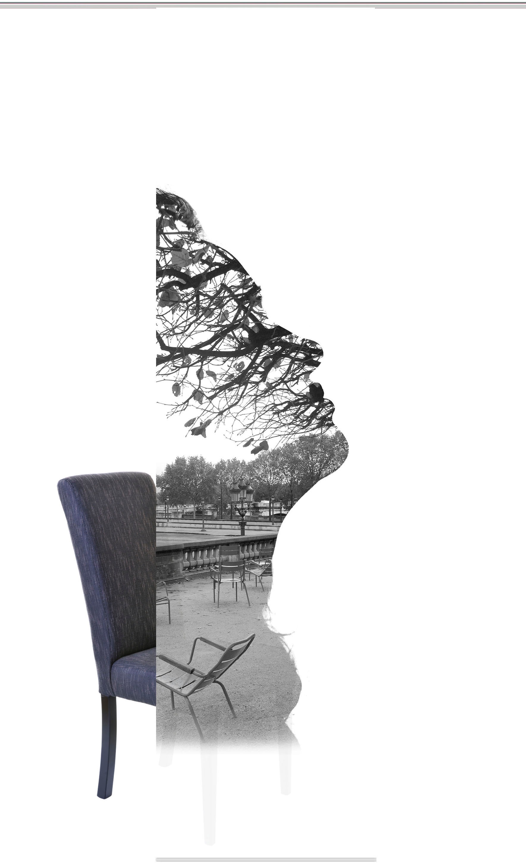 Image of HOME WOHNIDEEN Schiebegardine »FALUNA«, (1 St.), HxB: 245x60, Dekostoff Digitaldruck bei Ackermann Versand Schweiz