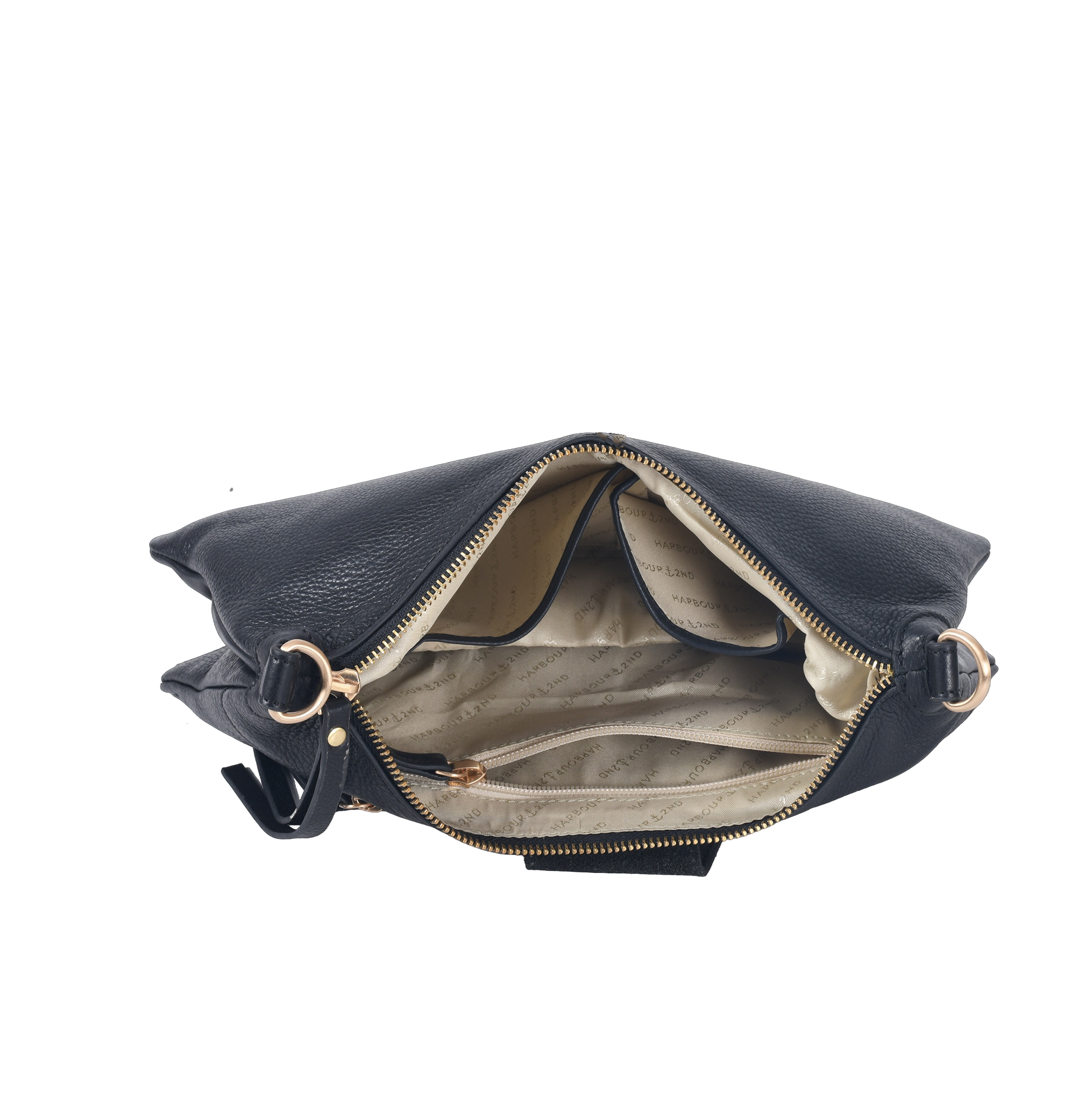 HARBOUR 2nd Schultertasche »Ilaria« Handtasche, Abendtasche mit Reissverschlussfach auf der Rückseite