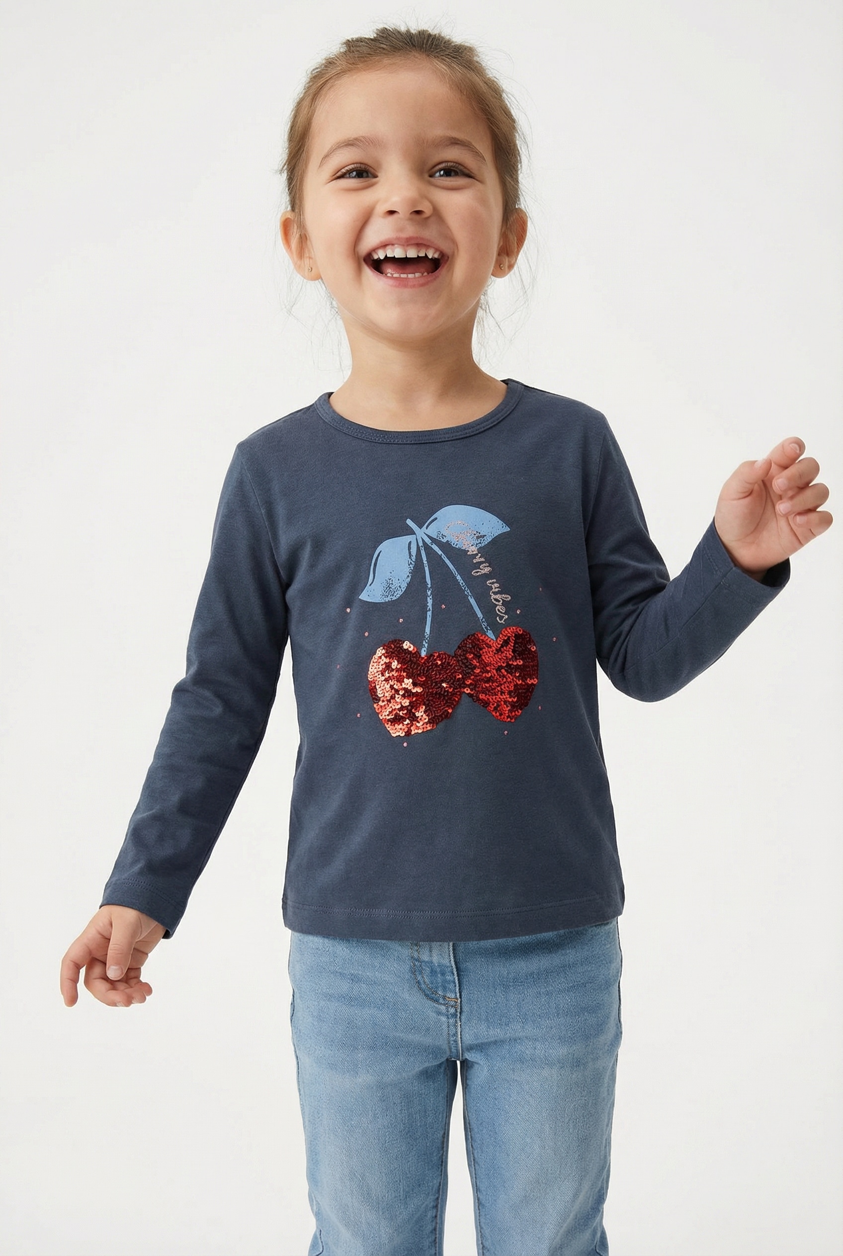 STACCATO T-shirt imprimé 2er Pack, bedruckt und mit Pailletten