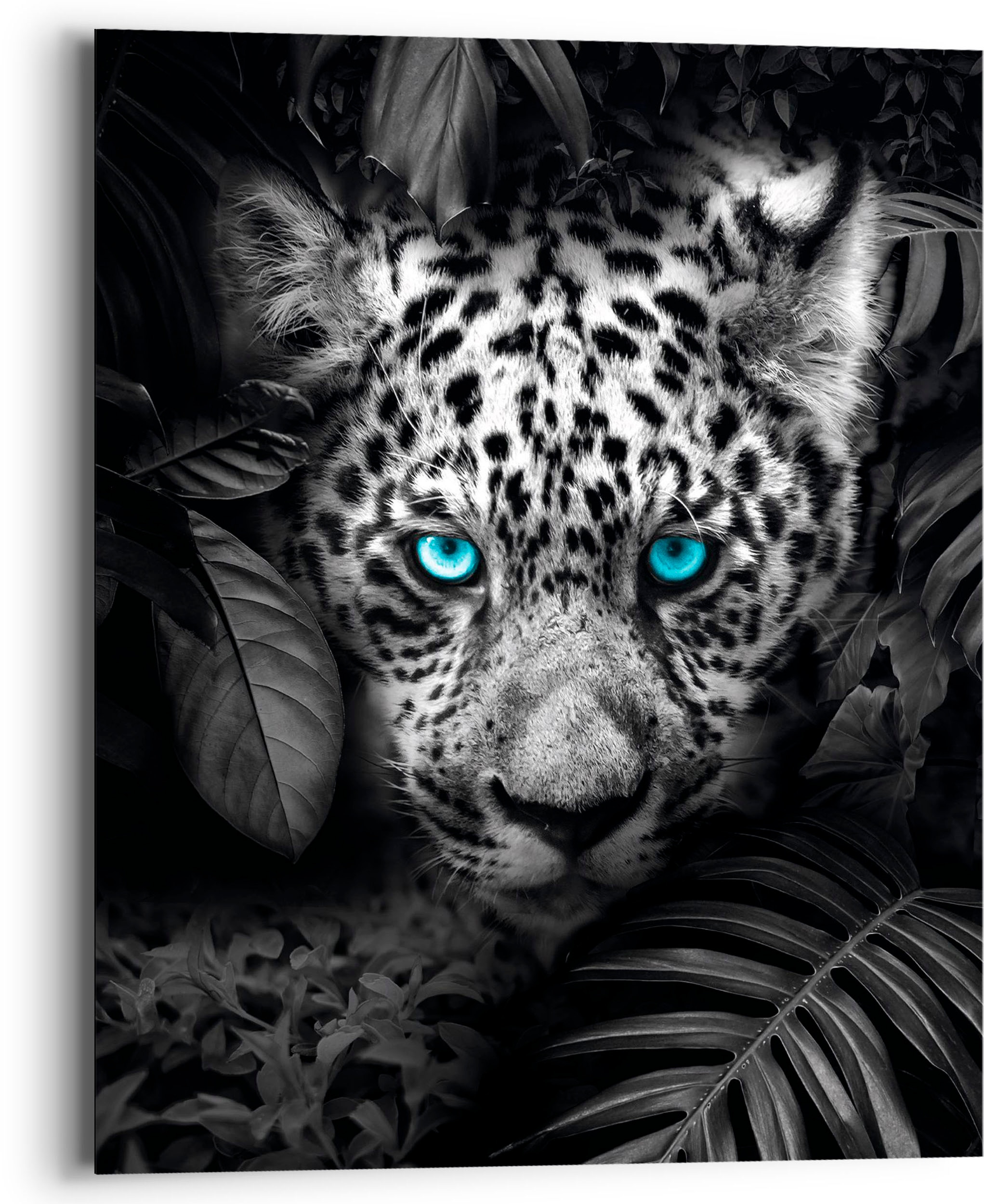 Image of Reinders Holzbild "Blue Eyed Leopard" 1 Stk. tlg.