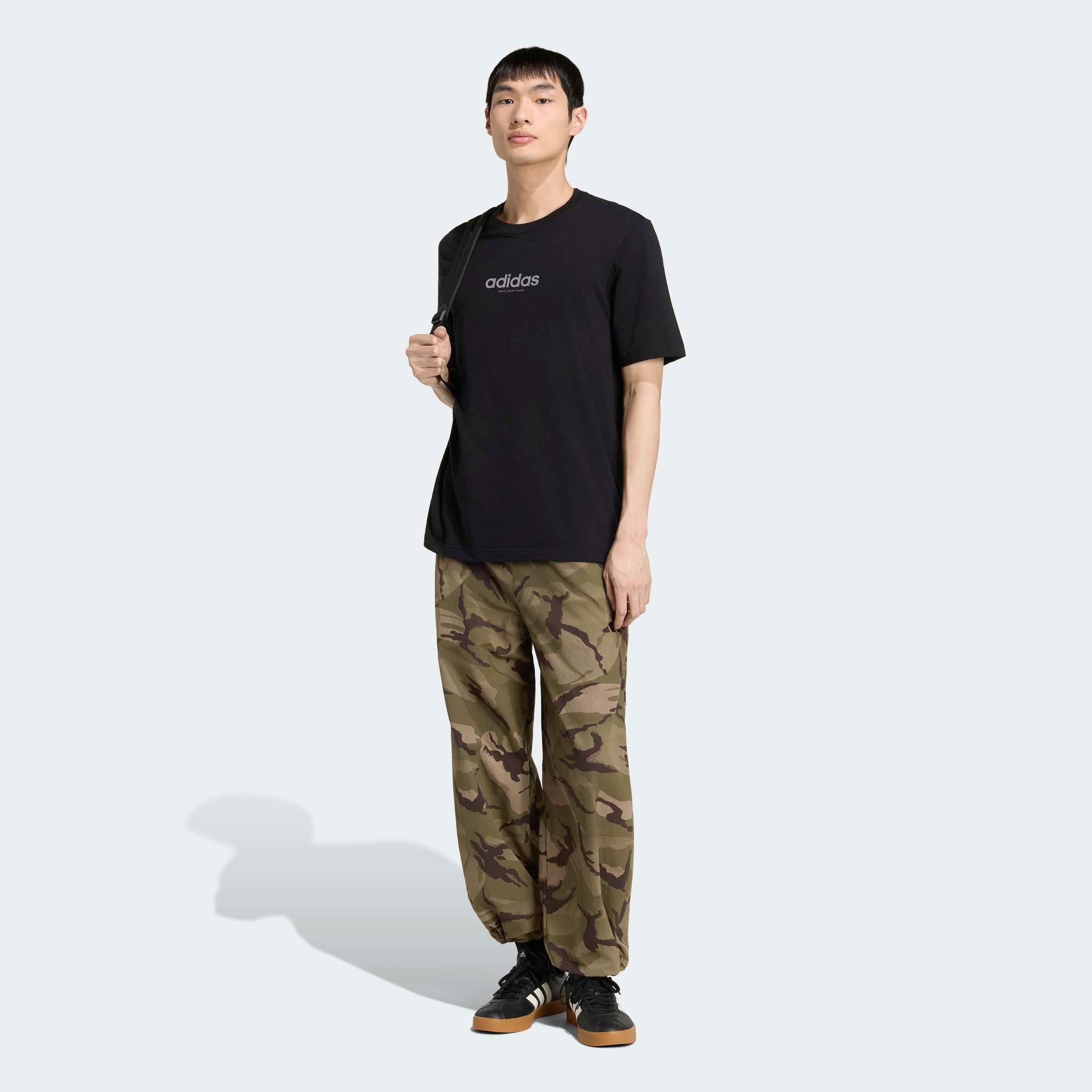 adidas Sportswear T-shirt »M BURGER T« style sportif, sans fermeture, en coton, longueur normale