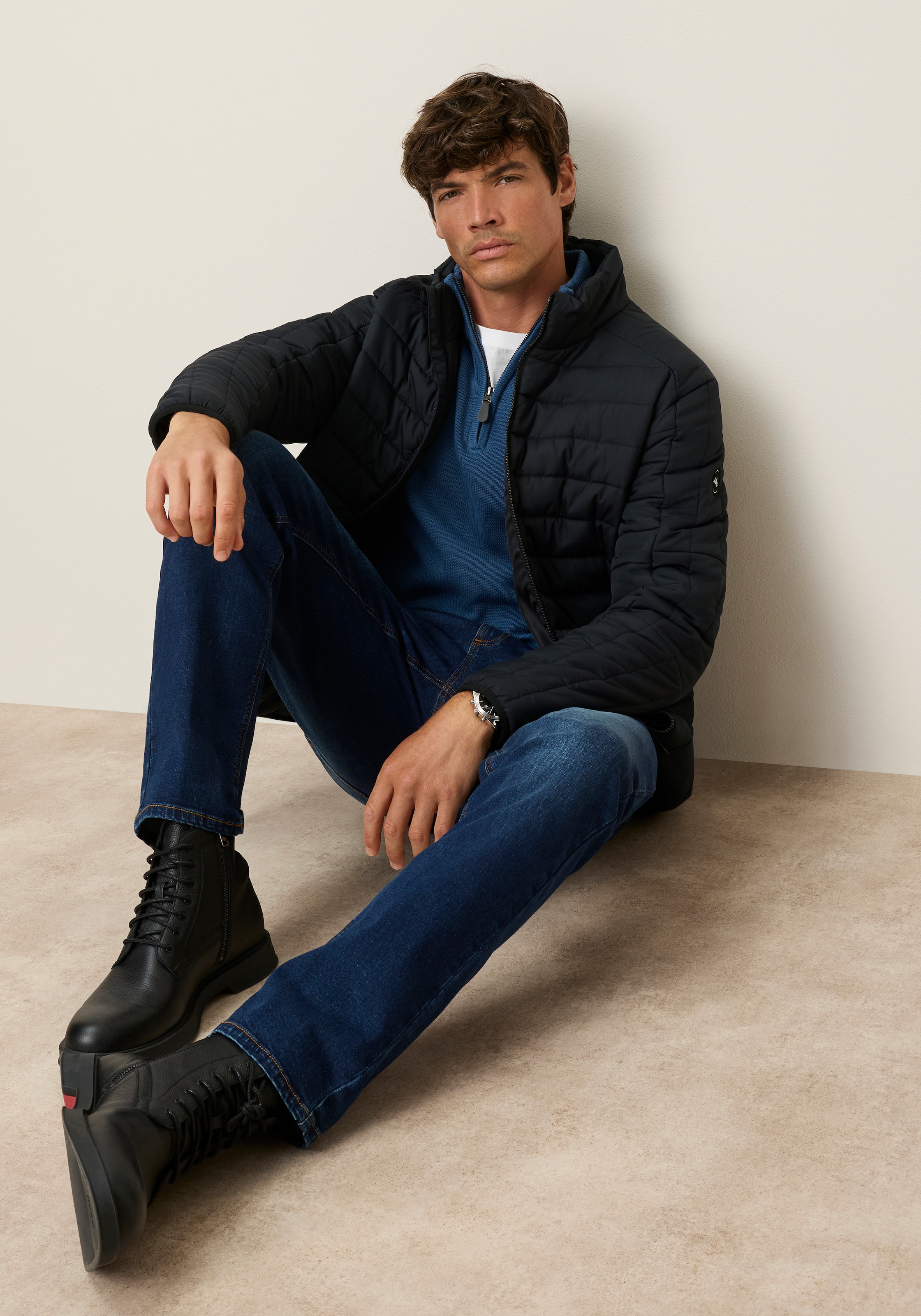 Polarino Steppjacke mit Stehkragen Übergangsjacke