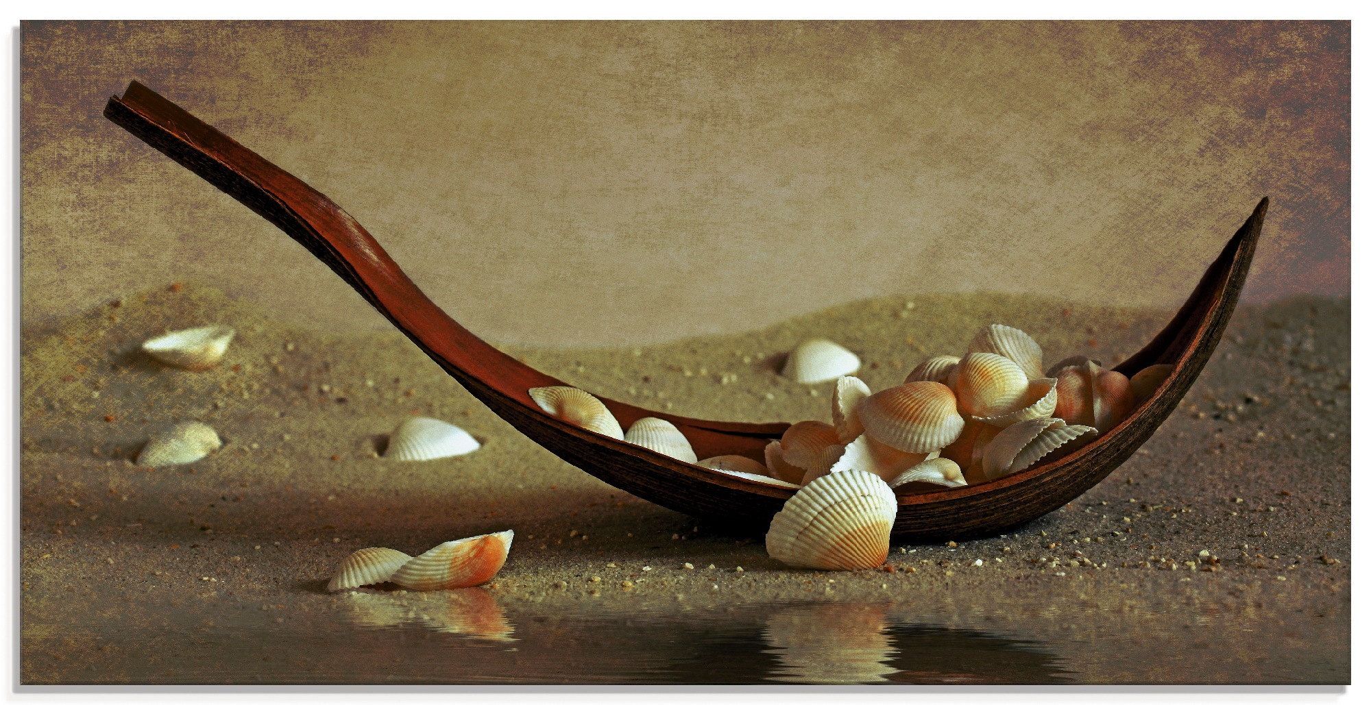 Image of Artland Glasbild »Muschelschiffchen«, Zen, (1 St.) bei Ackermann Versand Schweiz