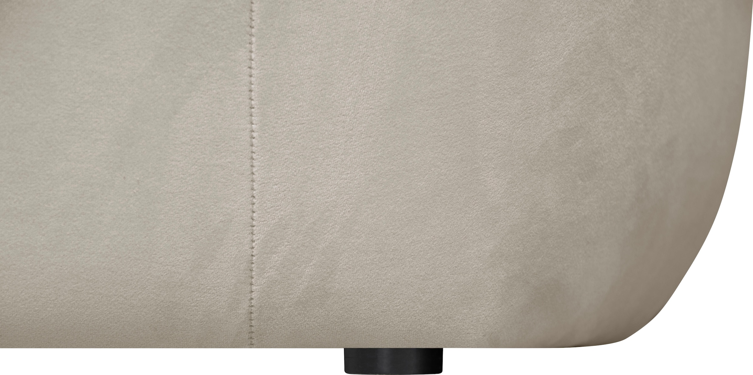 LeGer Home by Lena Gercke Ecksofa »YANI L-Form, Designersofa, organische Form, Masse B/T/H: 255/170/81 cm«, mit Wellenunterfederung, auch in Bouclé, Recamiere rechts/links