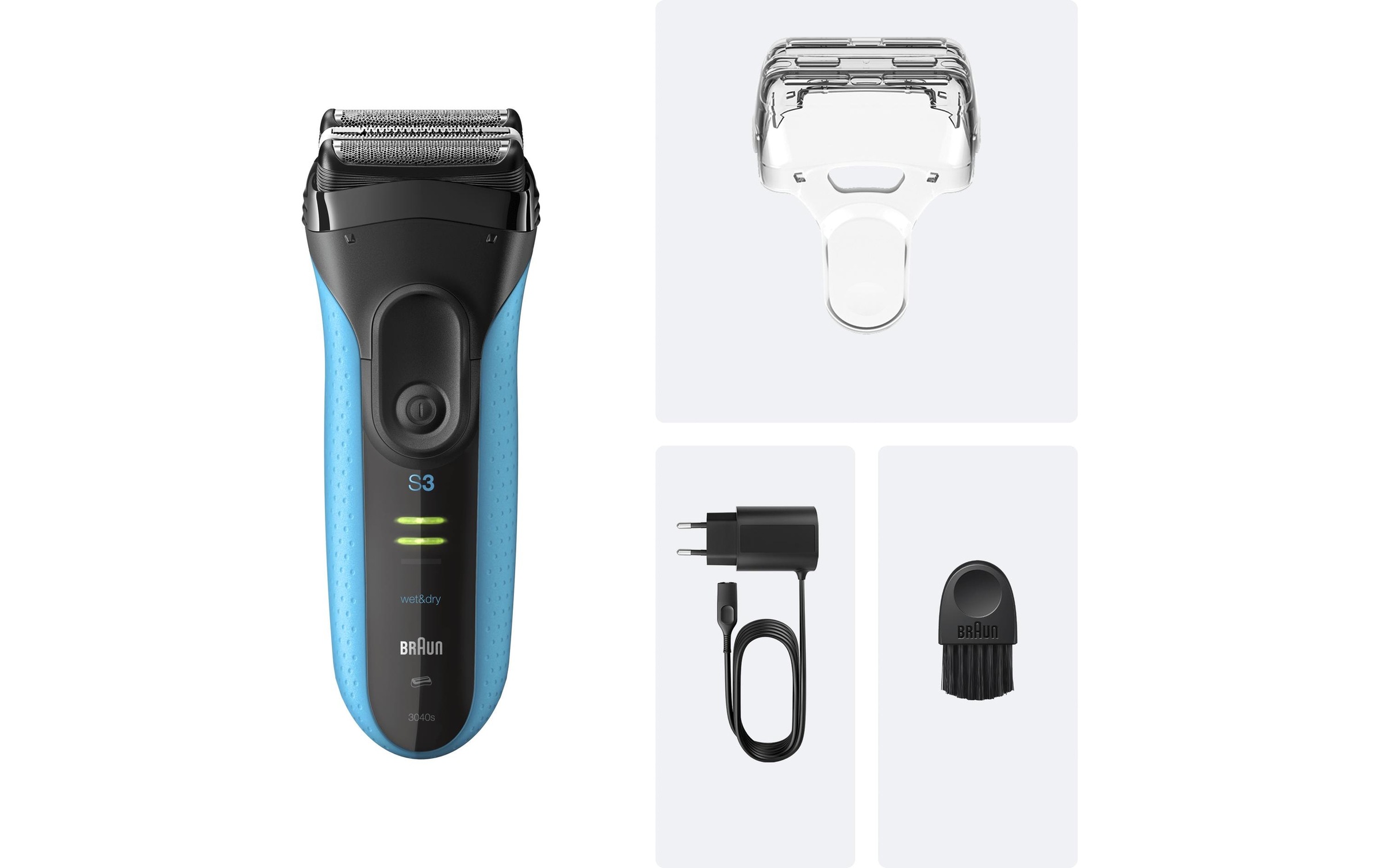 Braun Gesichtshaarrasierer »Series 3+ 3040s« Gesicht