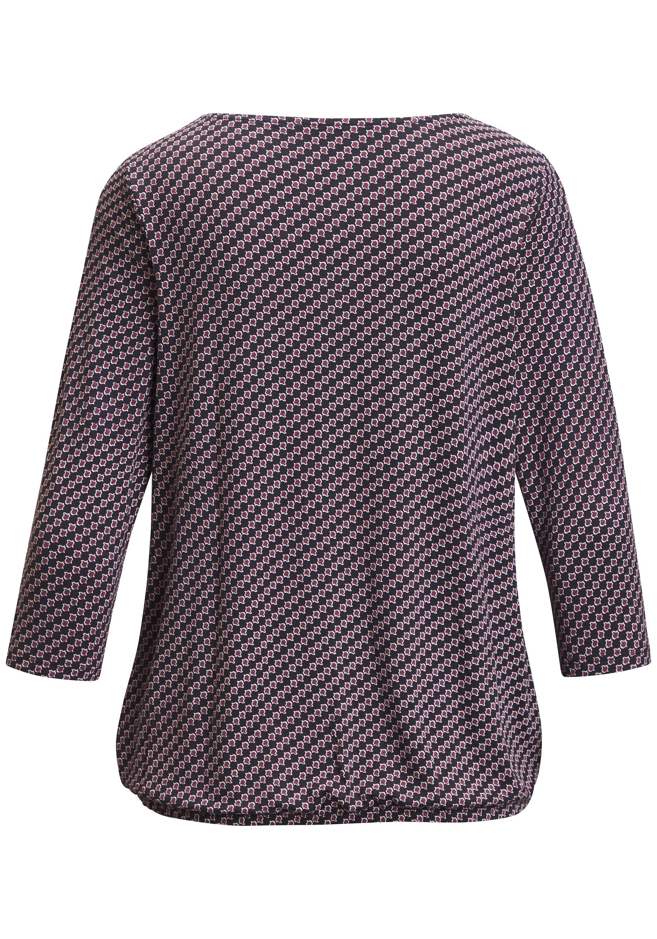 Vivance Shirt à col rond »mit goldfarbenem Zierknopf am Ausschnitt« aus weichem Viskose-Stretch