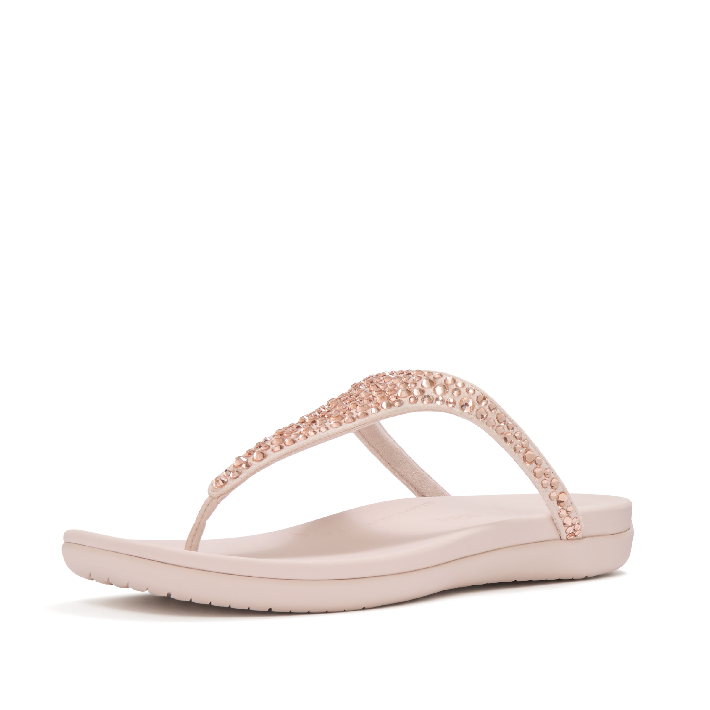 Image of Fitflop Zehentrenner "SOLAY MIXED-CRYSTAL TOE-POST SANDALS" Dianette, Schlupfschuh, Sommerschuh mit edlem Glitter