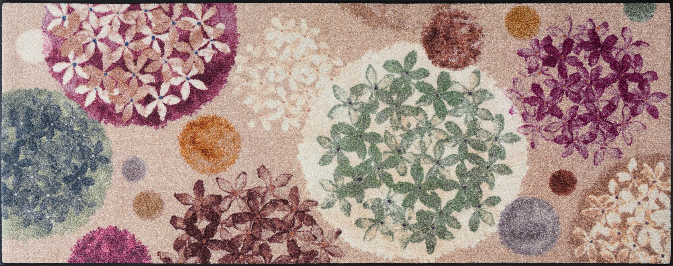 Image of wash+dry by Kleen-Tex Fussmatte "und Läufer Hydra Haze" rechteckig 7 mm Höhe