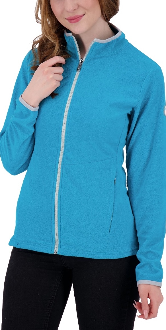 DEPROC Active Fleecejacke »DECORAH II WOMEN«, weiche Fleecejacke in traditioneller Optik