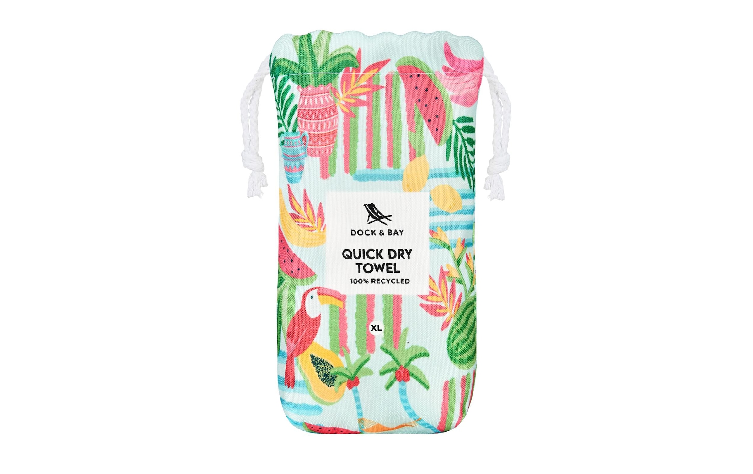 Strandtuch »Dock & Bay Tropicana Treat 200 cm x 90 cm«, (1 St.)