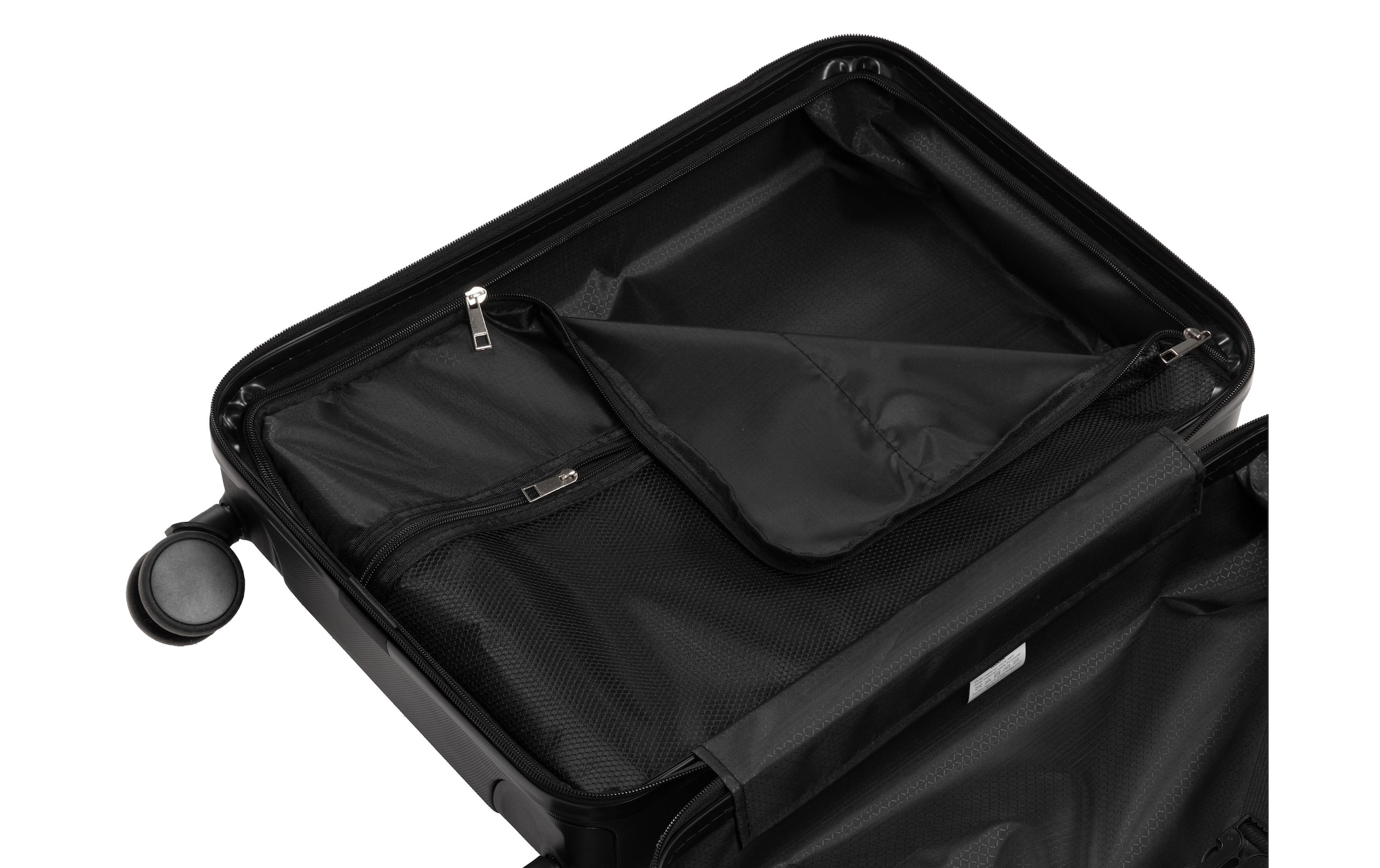 KOOR Koffer »39.5 L, Schwarz«, 4 Rollen