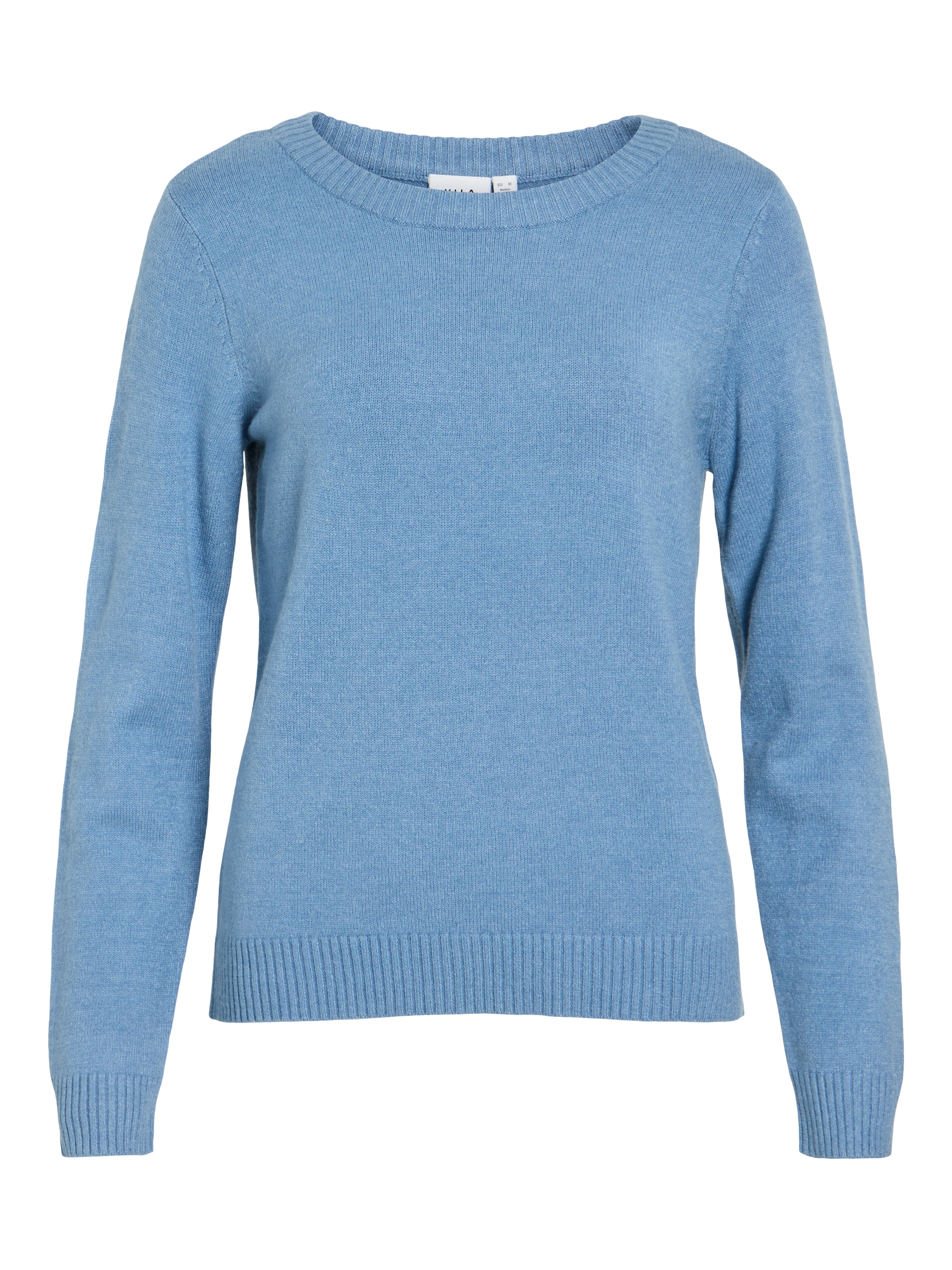 Vila Pull à col rond »VIRIL O-NECK L/S  KNIT TOP - NOOS« mélange viscose, coupe régulière