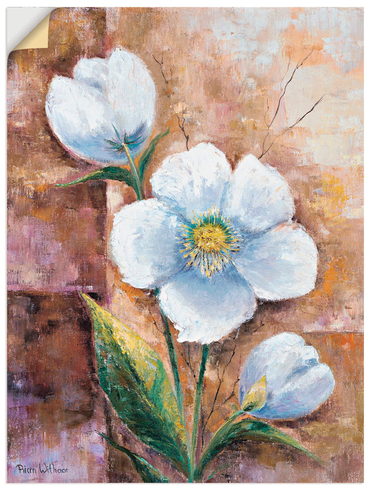 Image of Artland Wandbild »Es ist ein Traum«, Blumen, (1 St.), in vielen Grössen & Produktarten -Leinwandbild, Poster, Wandaufkleber / Wandtattoo auch für Badezimmer geeignet bei Ackermann Versand Schweiz