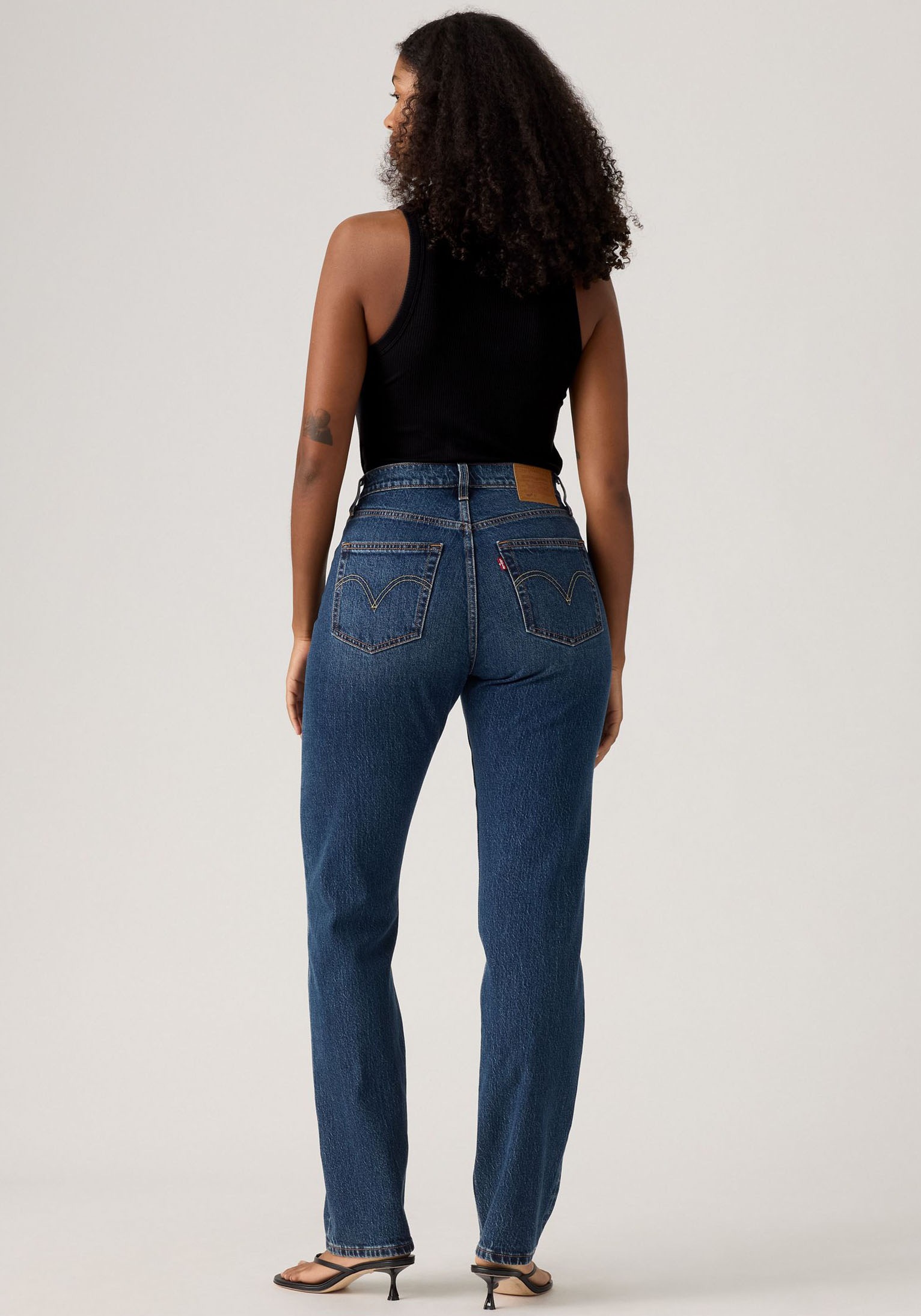 Levi's® Stretch-Jeans »LV Jeans 501 CURVE BLACKS«, mit gerader Beinform