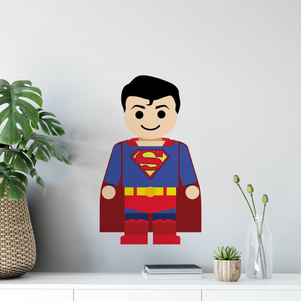 Wall-Art Wandtattoo »Spielfigur Superheld Superman«, (1 St.)