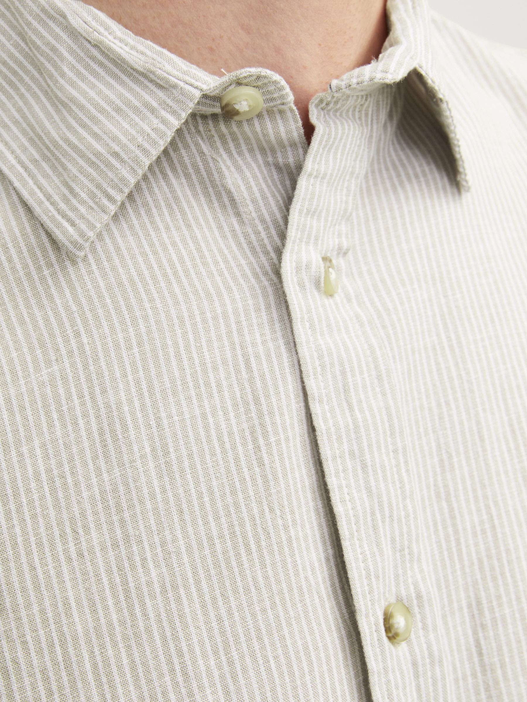 Jack & Jones Langarmhemd »JJESUMMER LINEN BLEND SHIRT LS SN«