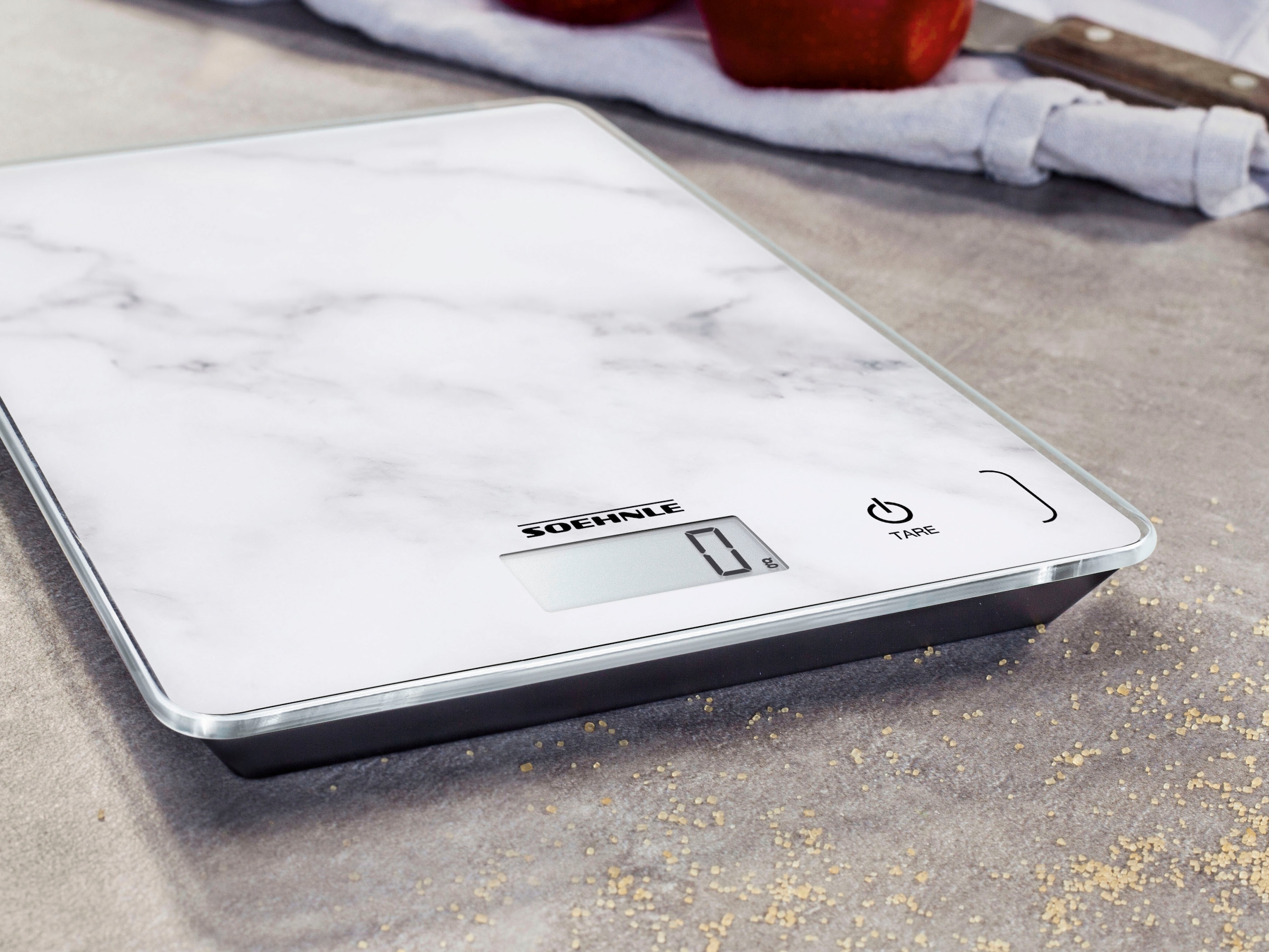 Soehnle Balance de cuisine »Page Compact 300 Marble« Tragkraft 5 kg, 1 g genaue Teilung