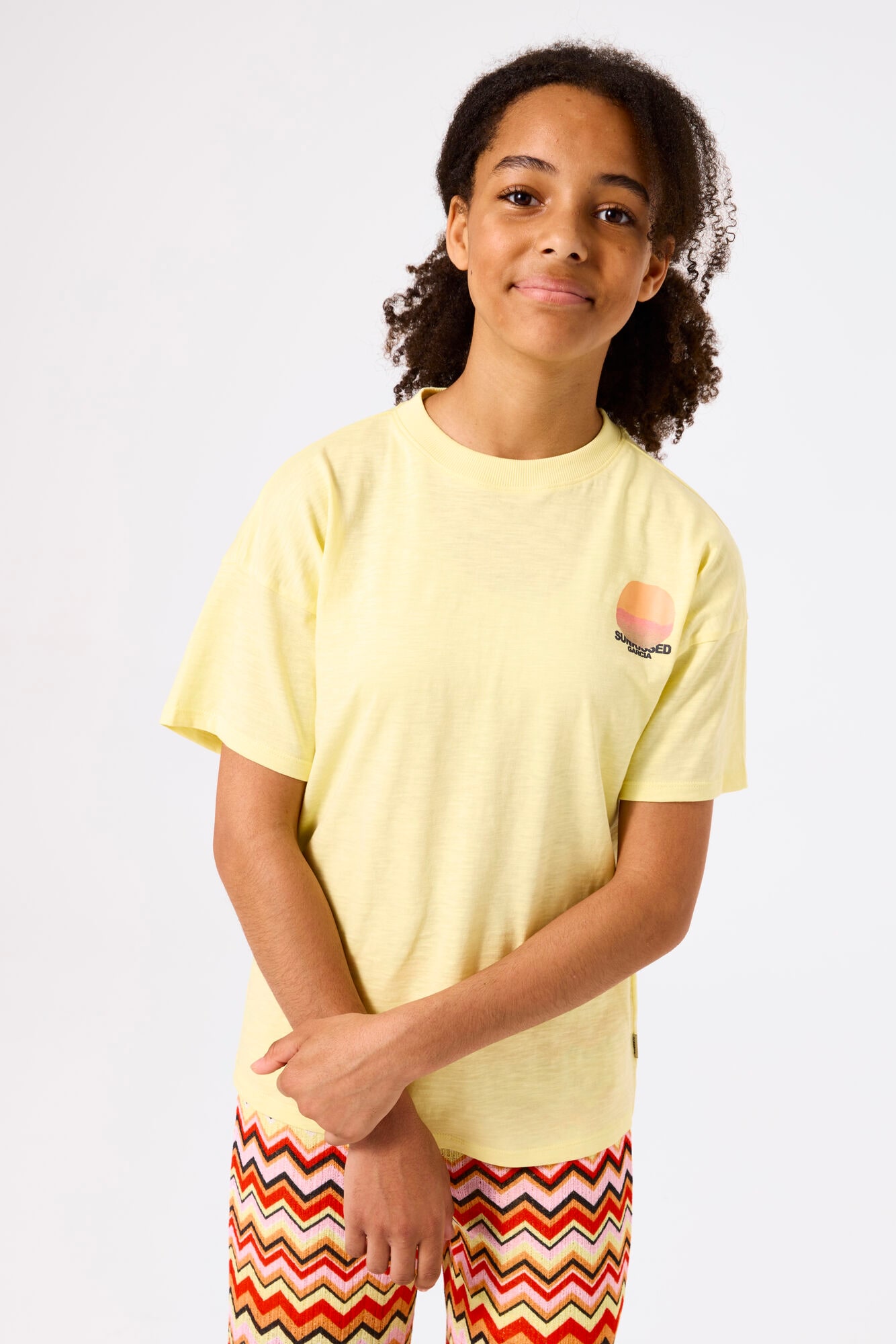 Image of Garcia T-Shirt mit Front- und Backprint for GIRLS