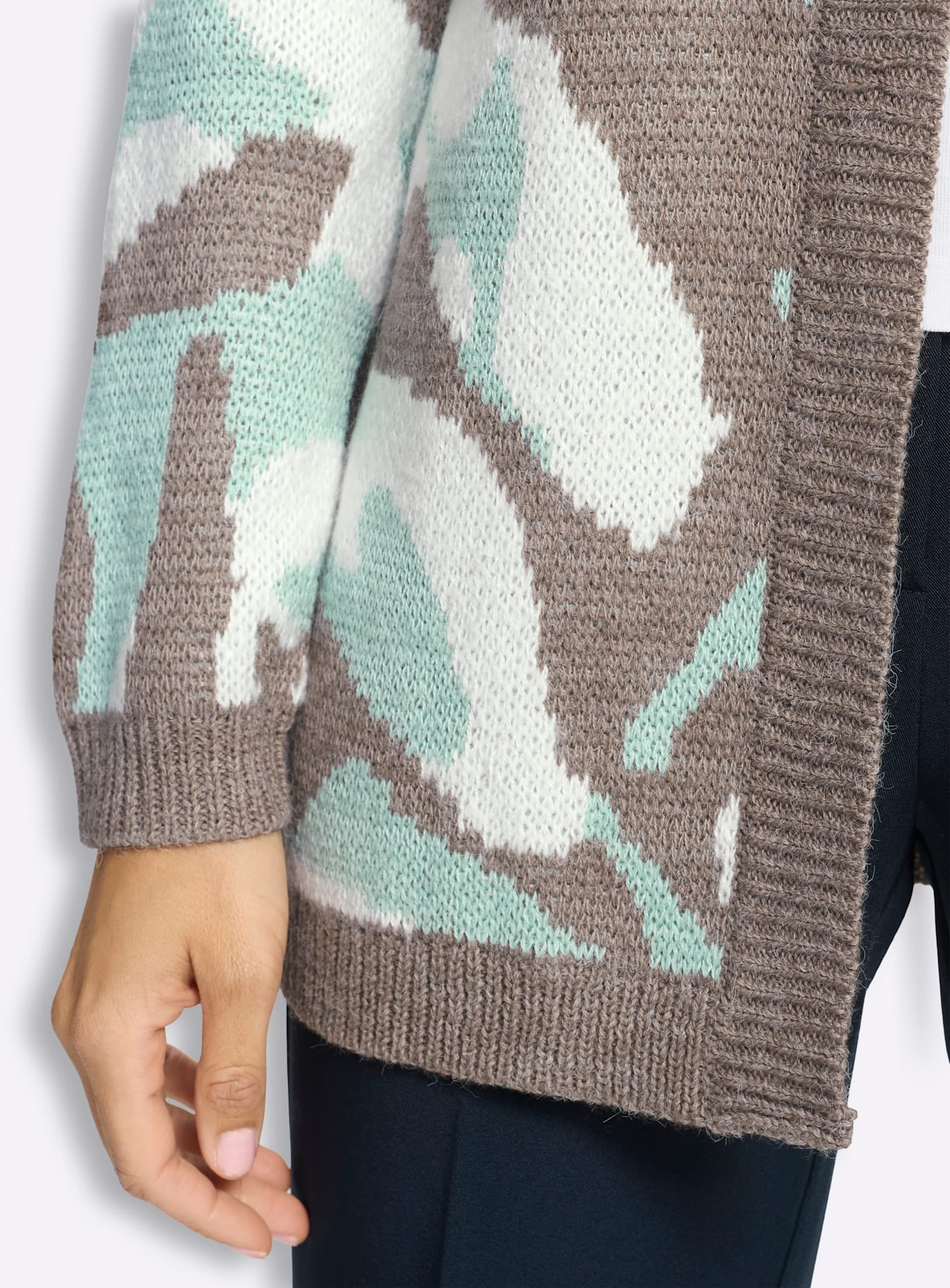 Inspirationen Jacquardstrickjacke