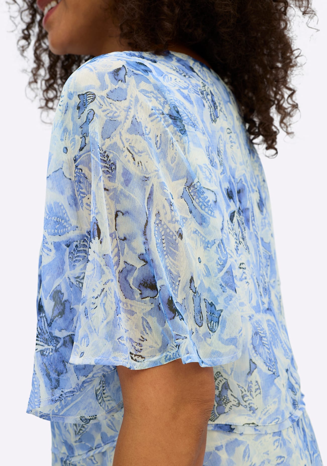 Sheego Robe en mousseline de soie »Kleid«