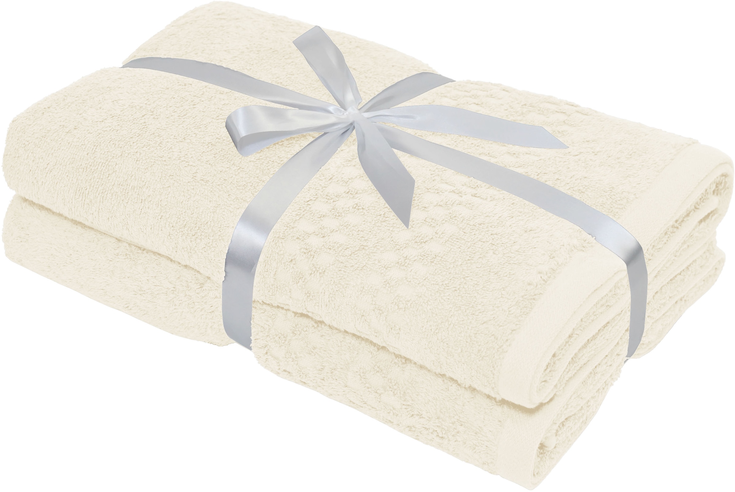 GOODproduct Duschtücher »Regona, Duschtücher 70x140cm, flauschig und weich, 500 gr/m²« Premium Handtücher mit Bordüre, Set, 100% Baumwolle, 5 Jahre Garantie