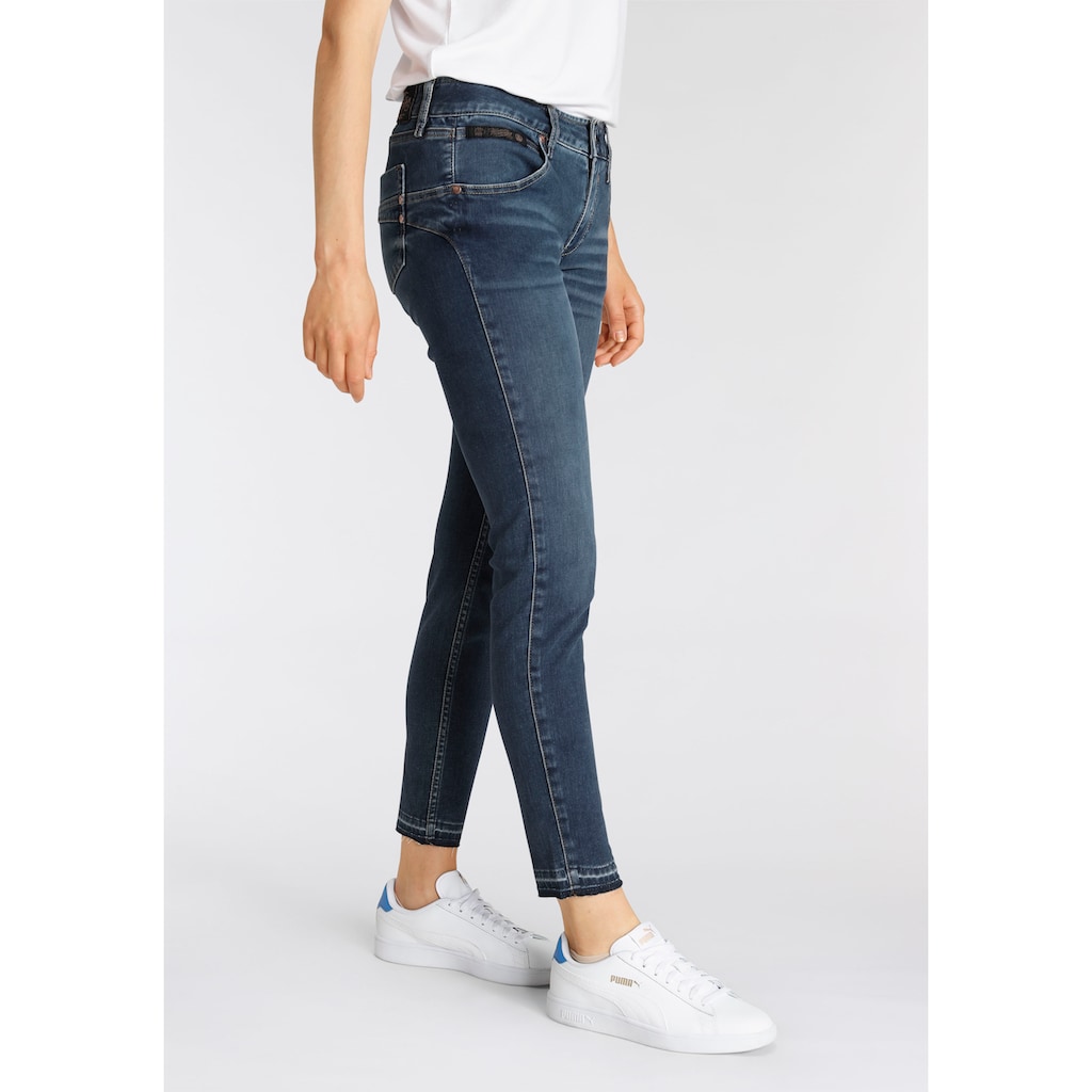 Herrlicher Ankle-Jeans »TOUCH CROPPED REUSED«, umweltfreundlich dank dem Einsatz von Recycled Denim