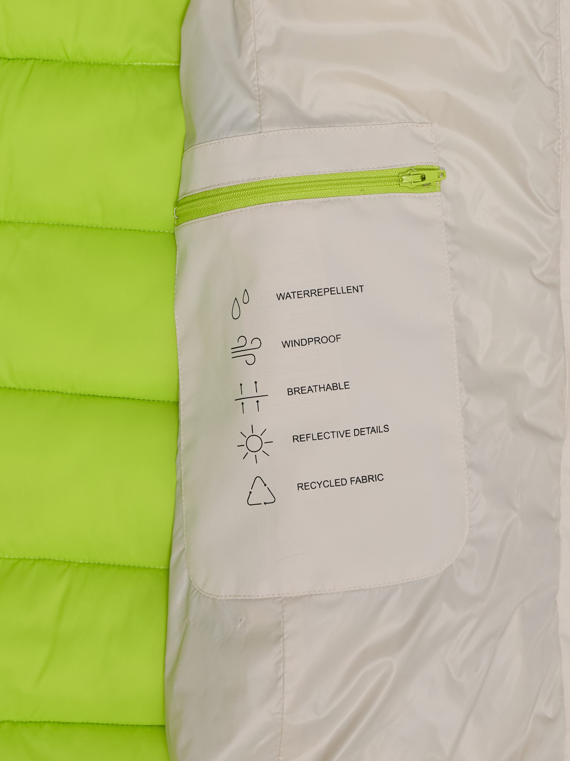 MANISA Steppmantel mit Stehkragen und Reissverschluss