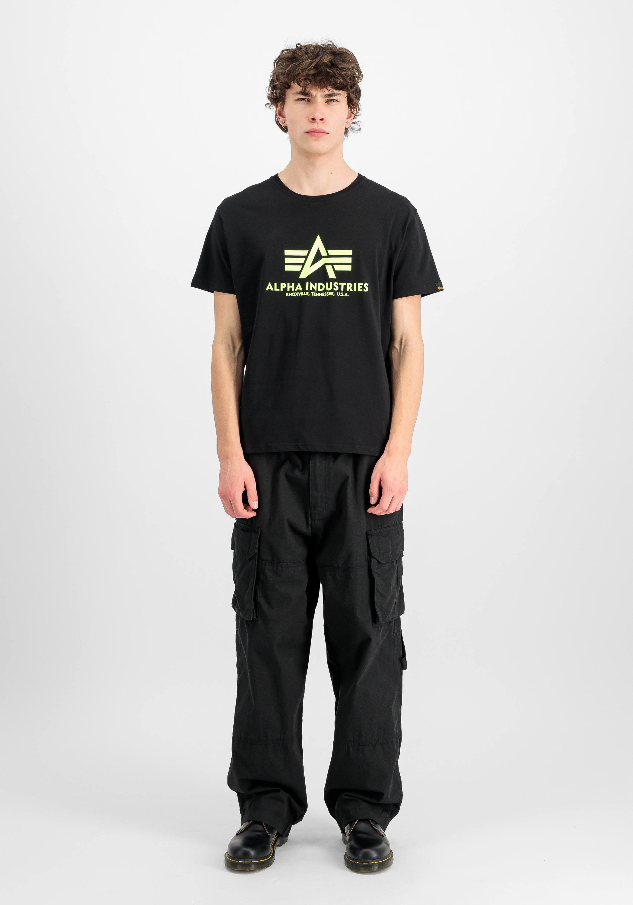 Alpha Industries T-Shirt »Basic T-Shirt BL Neon Print«