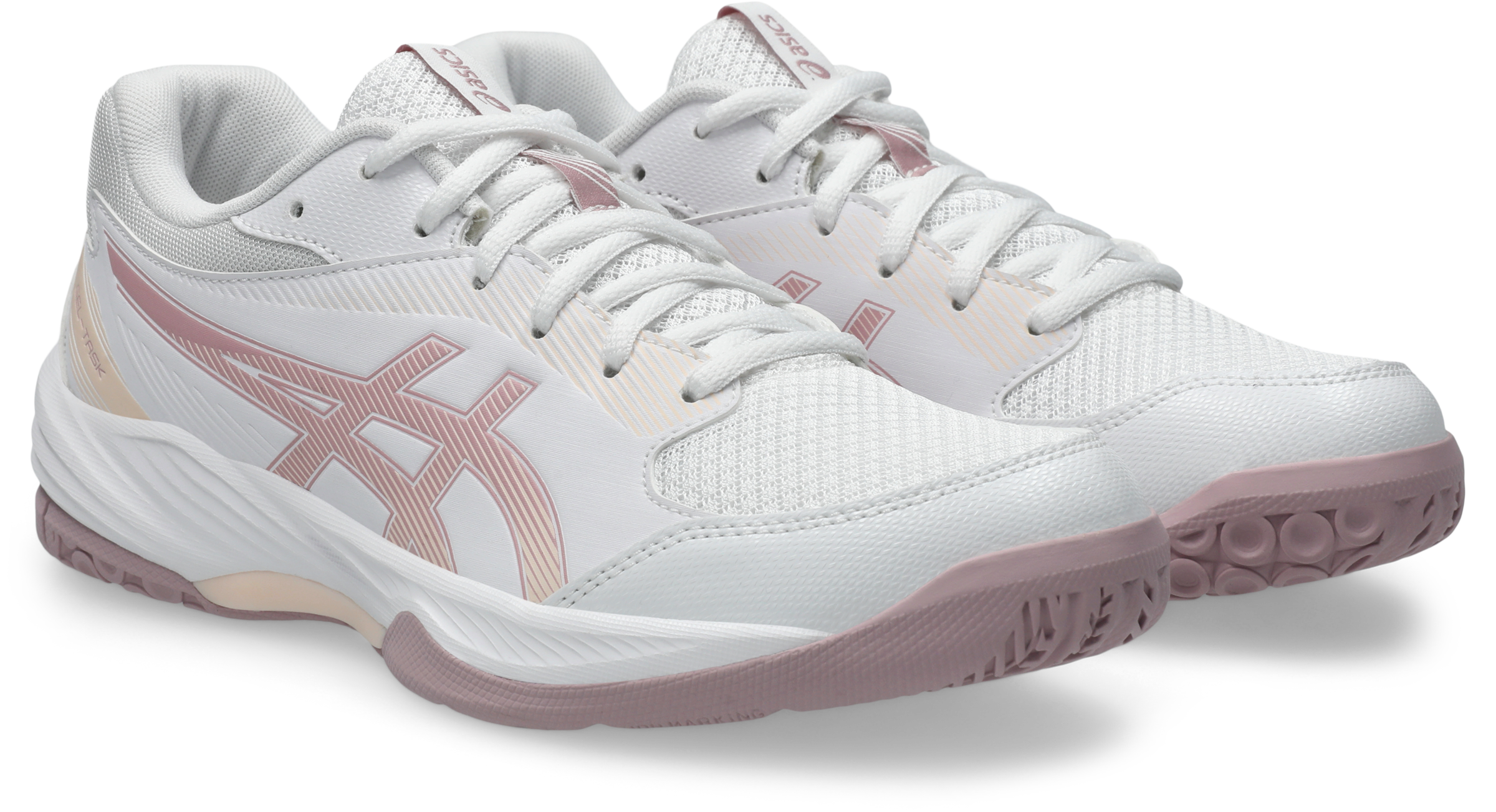 Asics, Unisex, »GEL-TASK 4«, weiß, morganite, 39, Bequemer Hallenschuh von Asics
