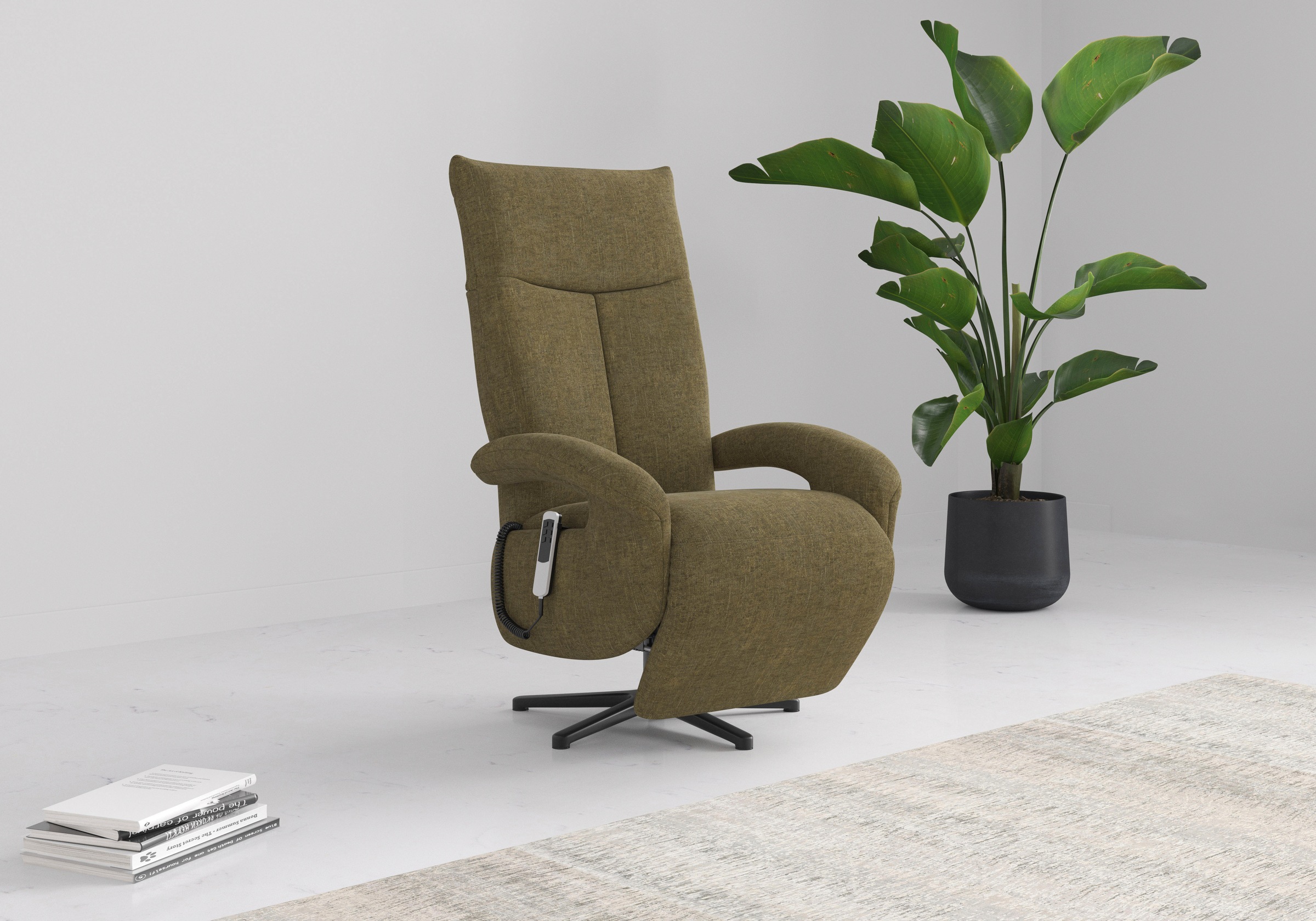 sit&more Fauteuil TV »Amica, inkl. Kopfteilverstellung & Drehfunktion« wahlweise mit 2 Motoren, Akku und Aufstehhilfe