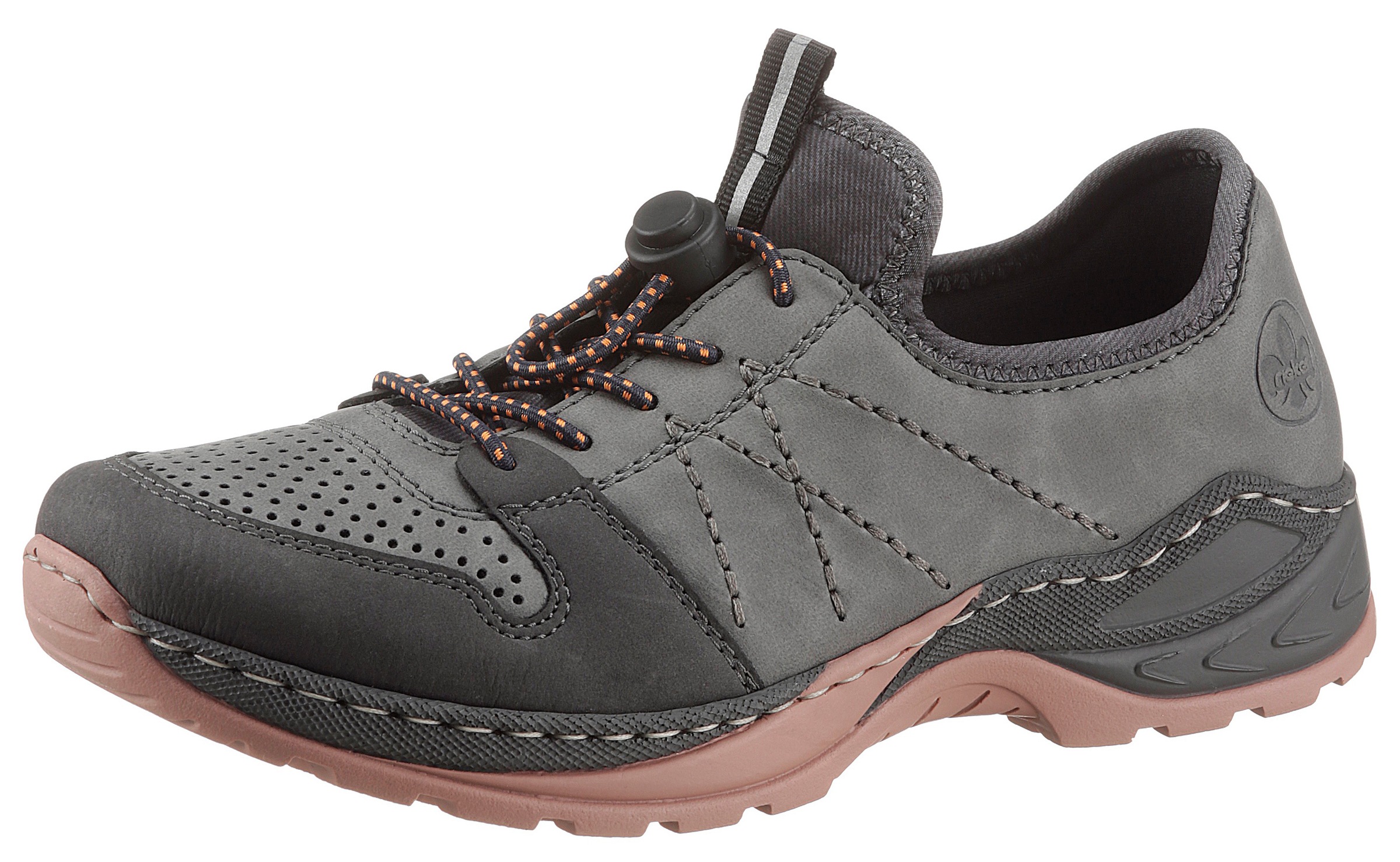 Image of Rieker Slip-On Sneaker, im Materialmix bei Ackermann Versand Schweiz