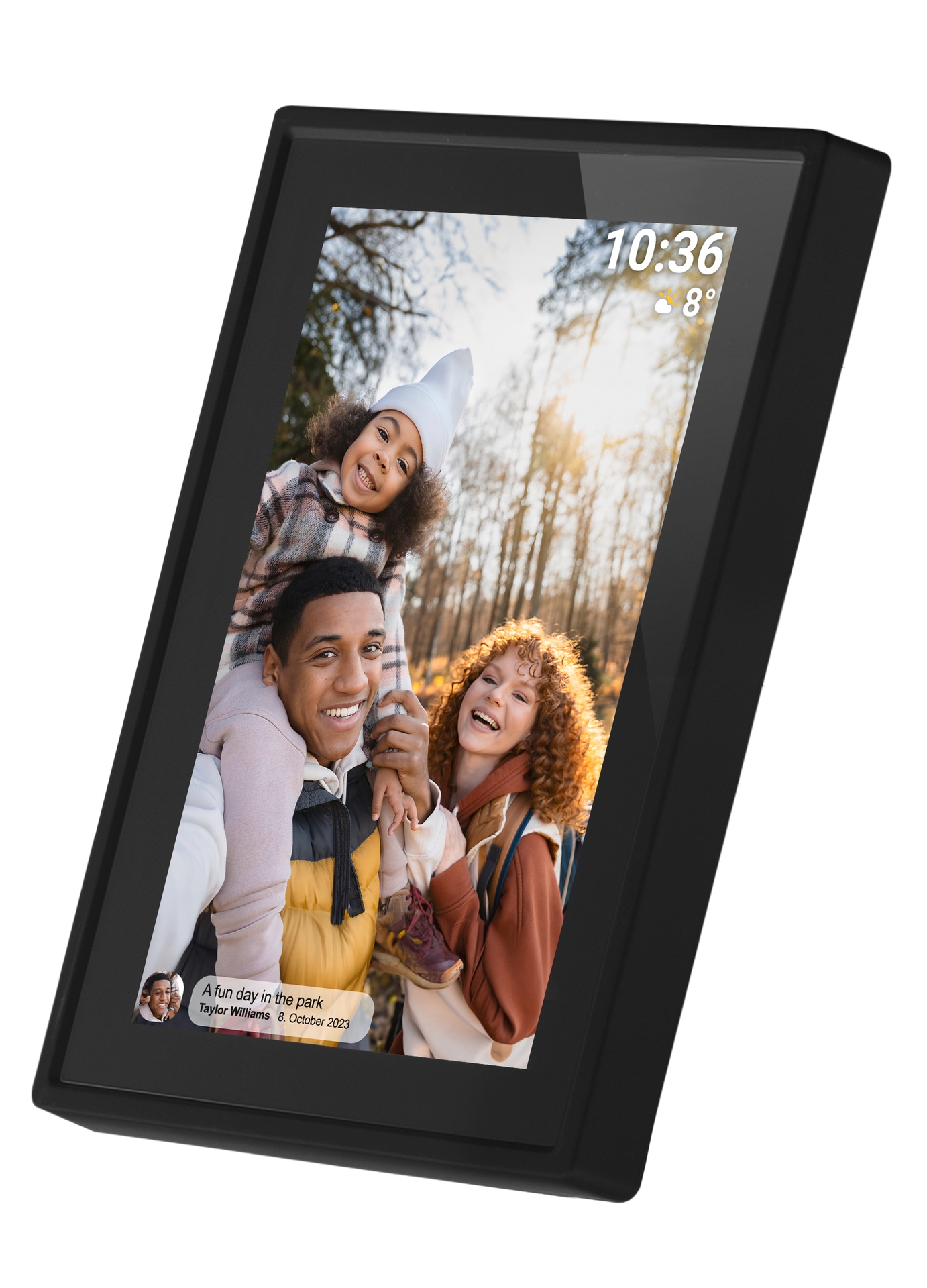 Denver Digitaler Bilderrahmen »FRAMEO Bilderrahmen PFF-725«, 17,78 cm/7 Zoll, 1024 x 600 px Pixel, 8 GB