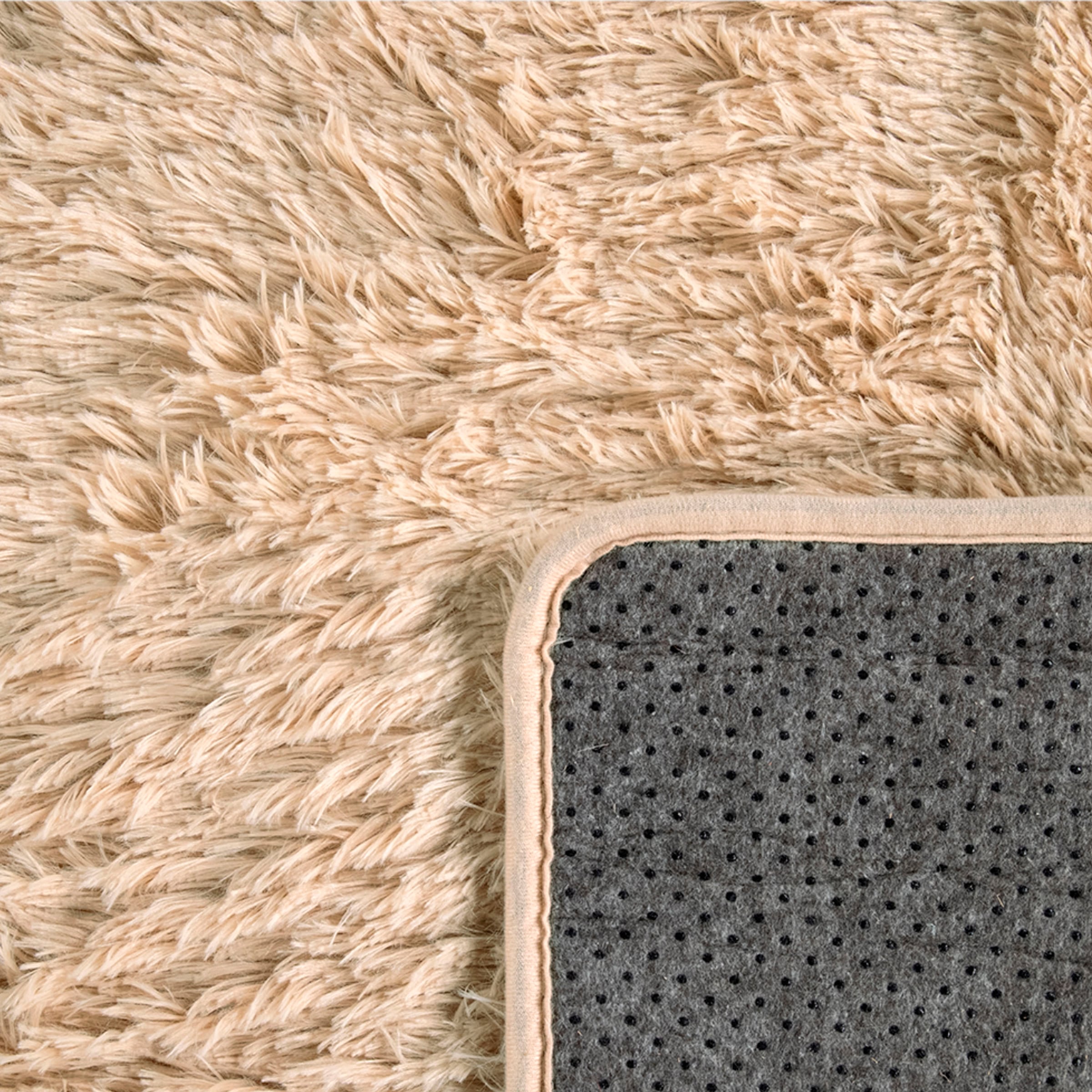 Hochflor-Teppich »Serville«, rechteckig, 37 mm Höhe, Kuschelteppich, Uni Farben, sehr weicher Flor, Wohnzimmer