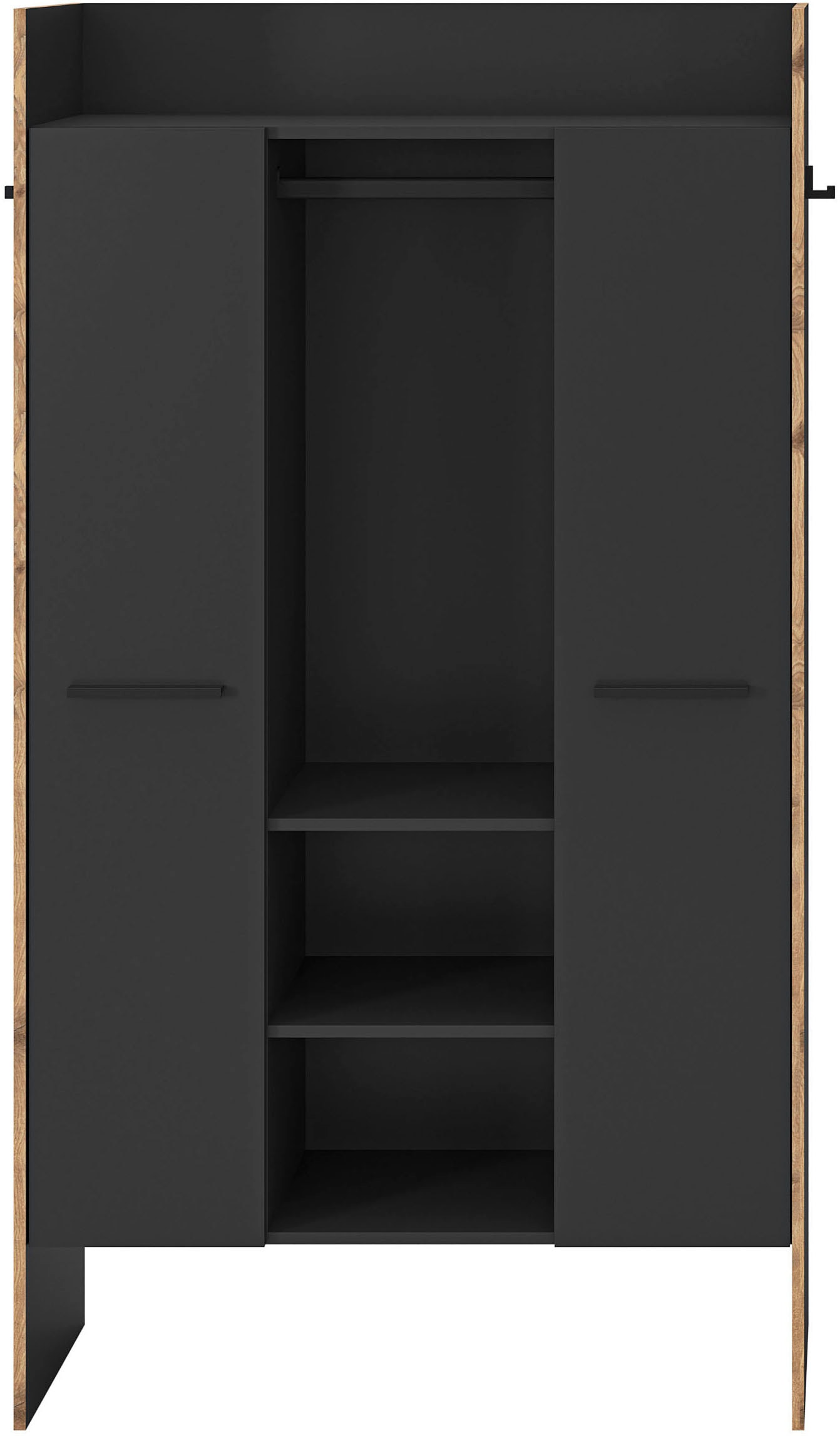 INOSIGN Garderobenschrank »MUSTA, Breite: 70cm, mit Kleiderstange, 2 Haken, 2 Türen, 1 Hutablage« Dielenschrank, Flurschrank, Schrank, Universalschrank, Sitzbank