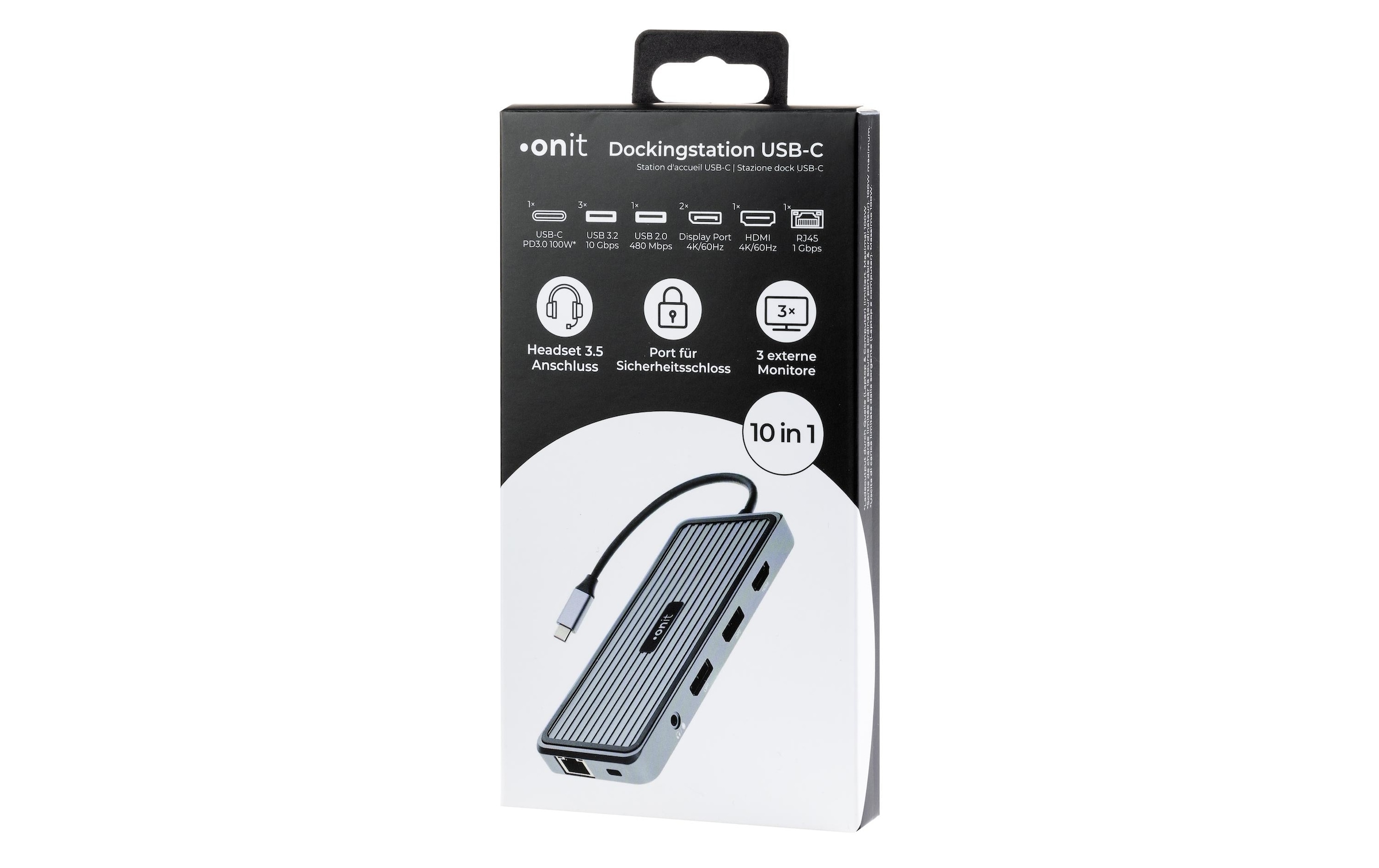 onit Laptop-Dockingstation »Dockingstation USB-C«