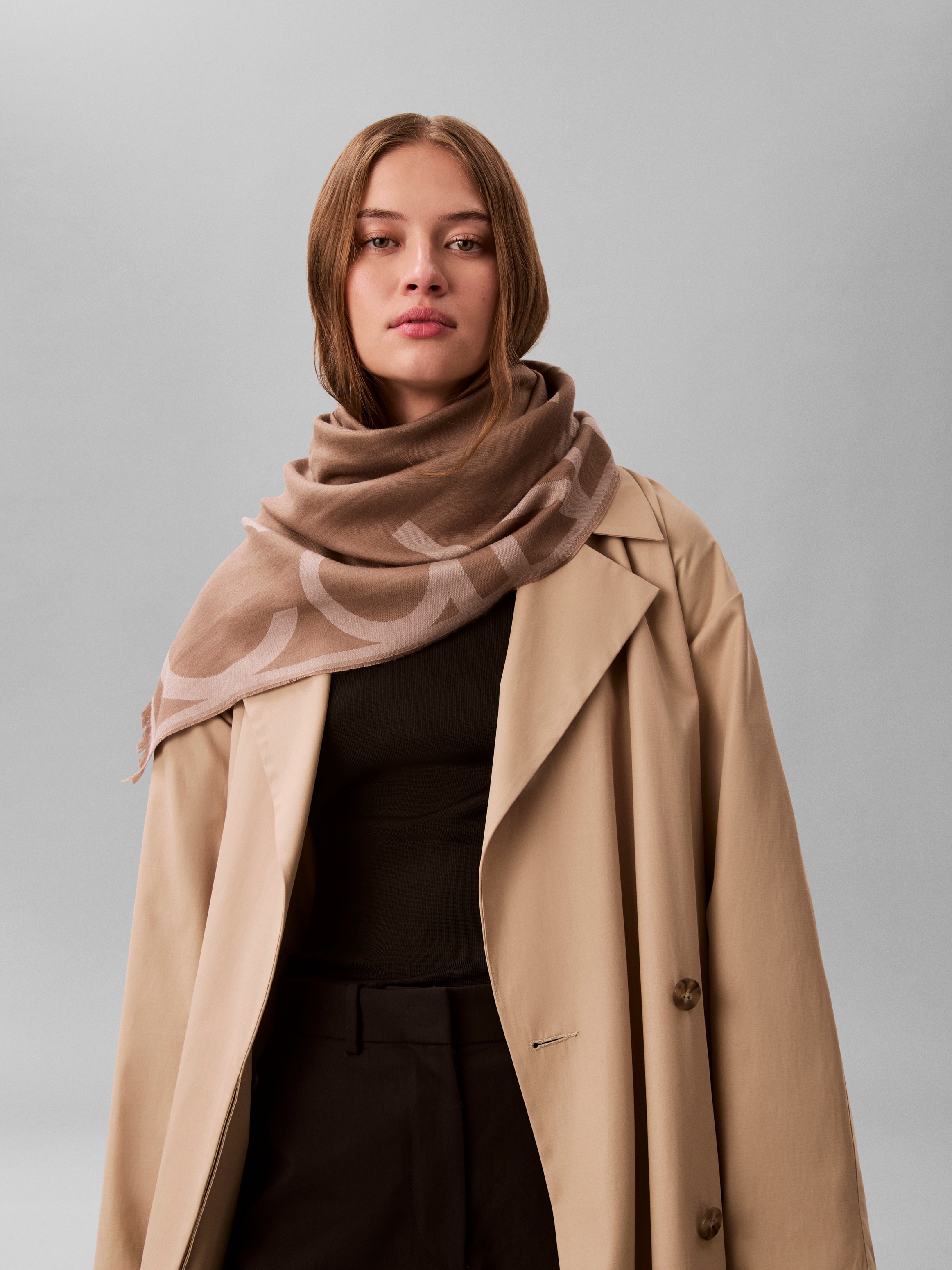 Calvin Klein Écharpe coupe régulière