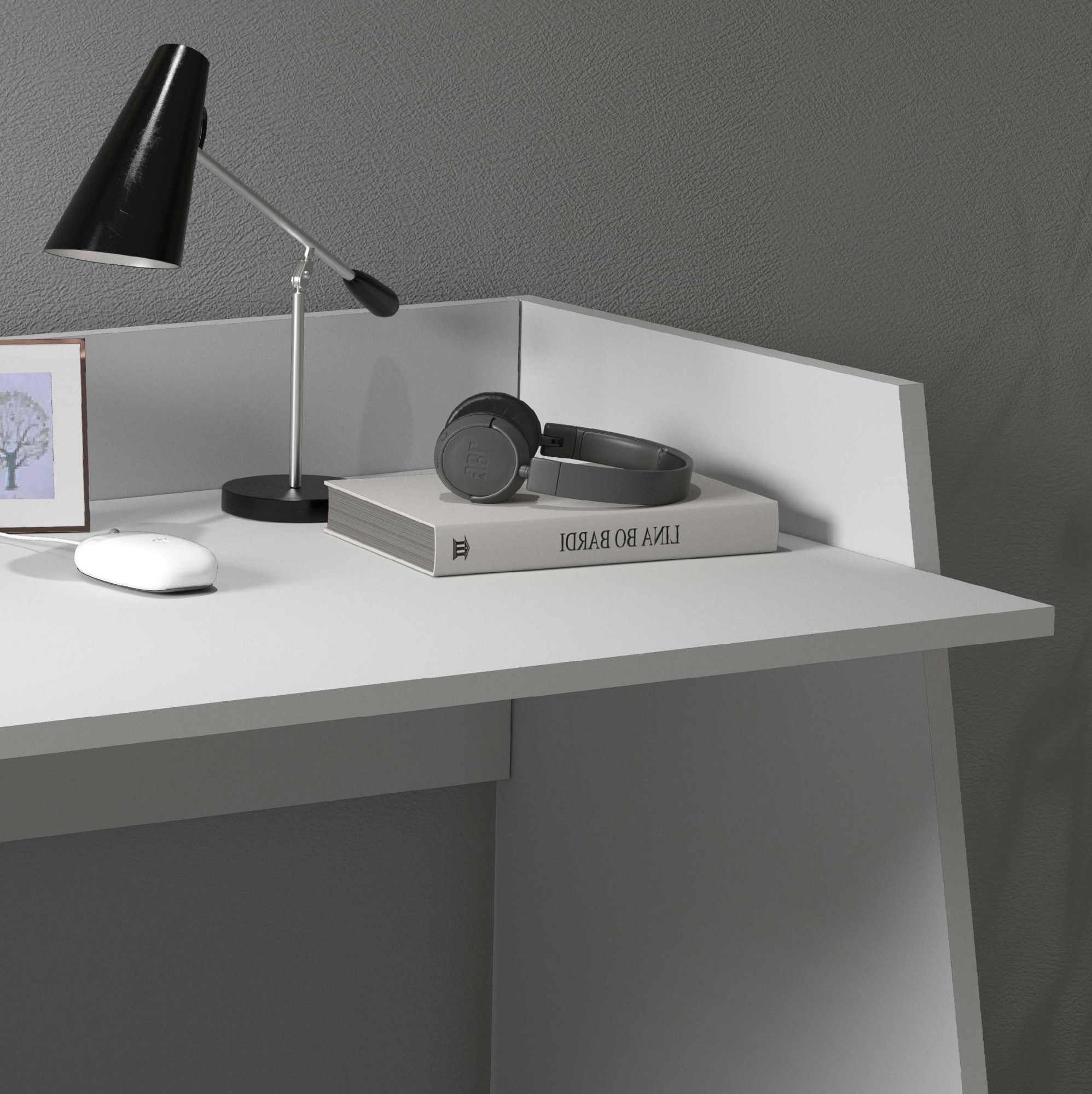 INOSIGN Schreibtisch »Vega, Schreibtisch, kleiner Computertisch, Bürotisch für Büro« 1 Stk. tlg. mit 2 Diagonalseit, Arbeitsplatte Breite 100 cm