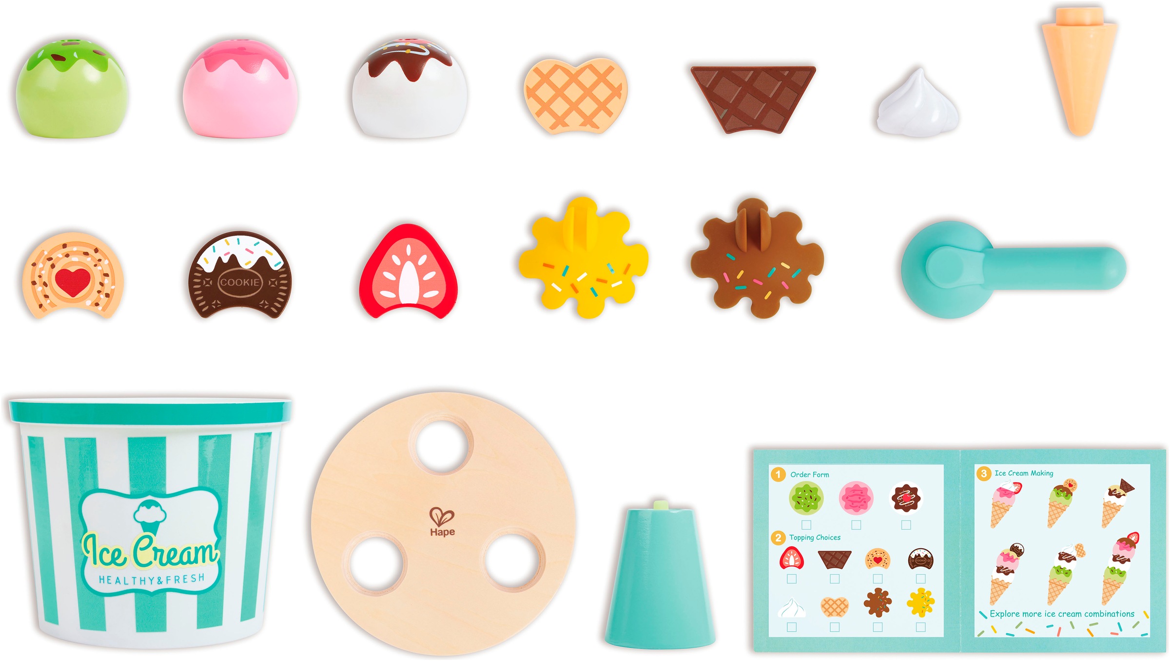 Hape Assortiment pour le magasin »Eiscreme-Set«