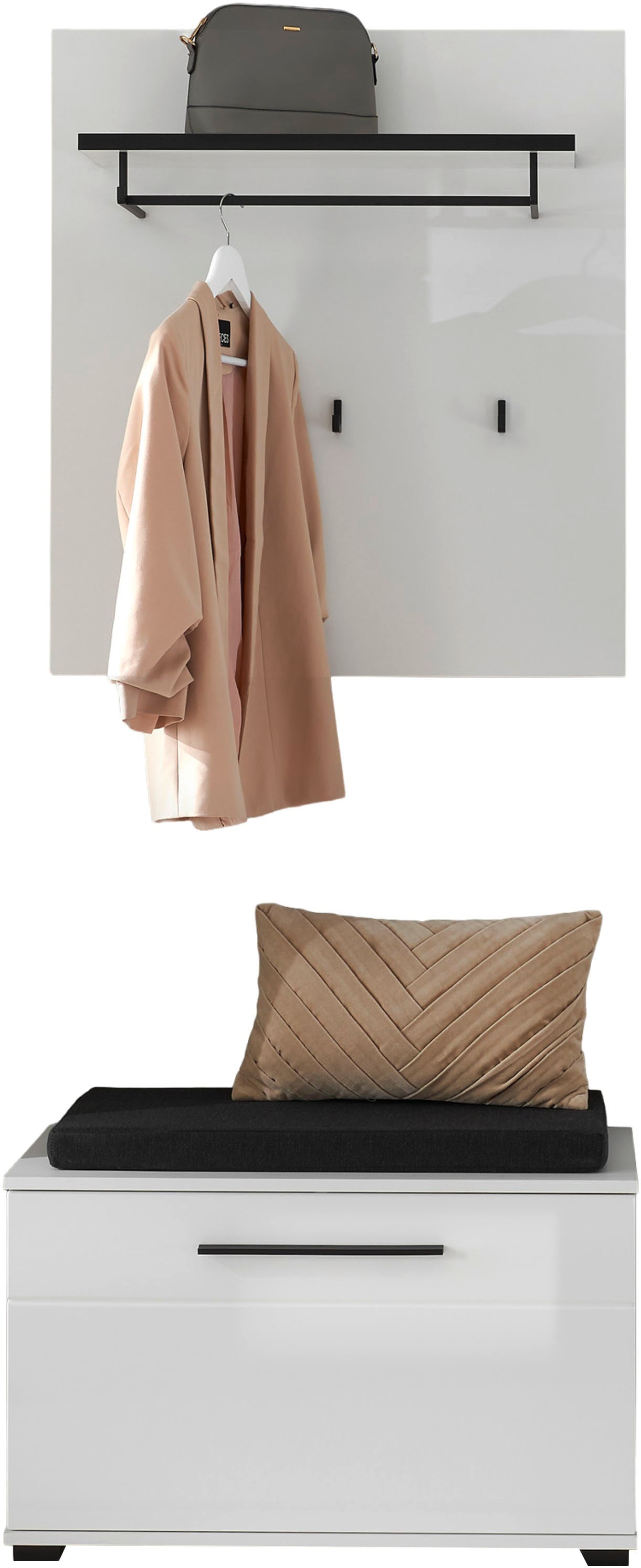 Home affaire Garderoben-Set »Cantara, moderne Garderobe, Komplettset mit viel Stauraum« Komplett-Set, 2 Stk. tlg.